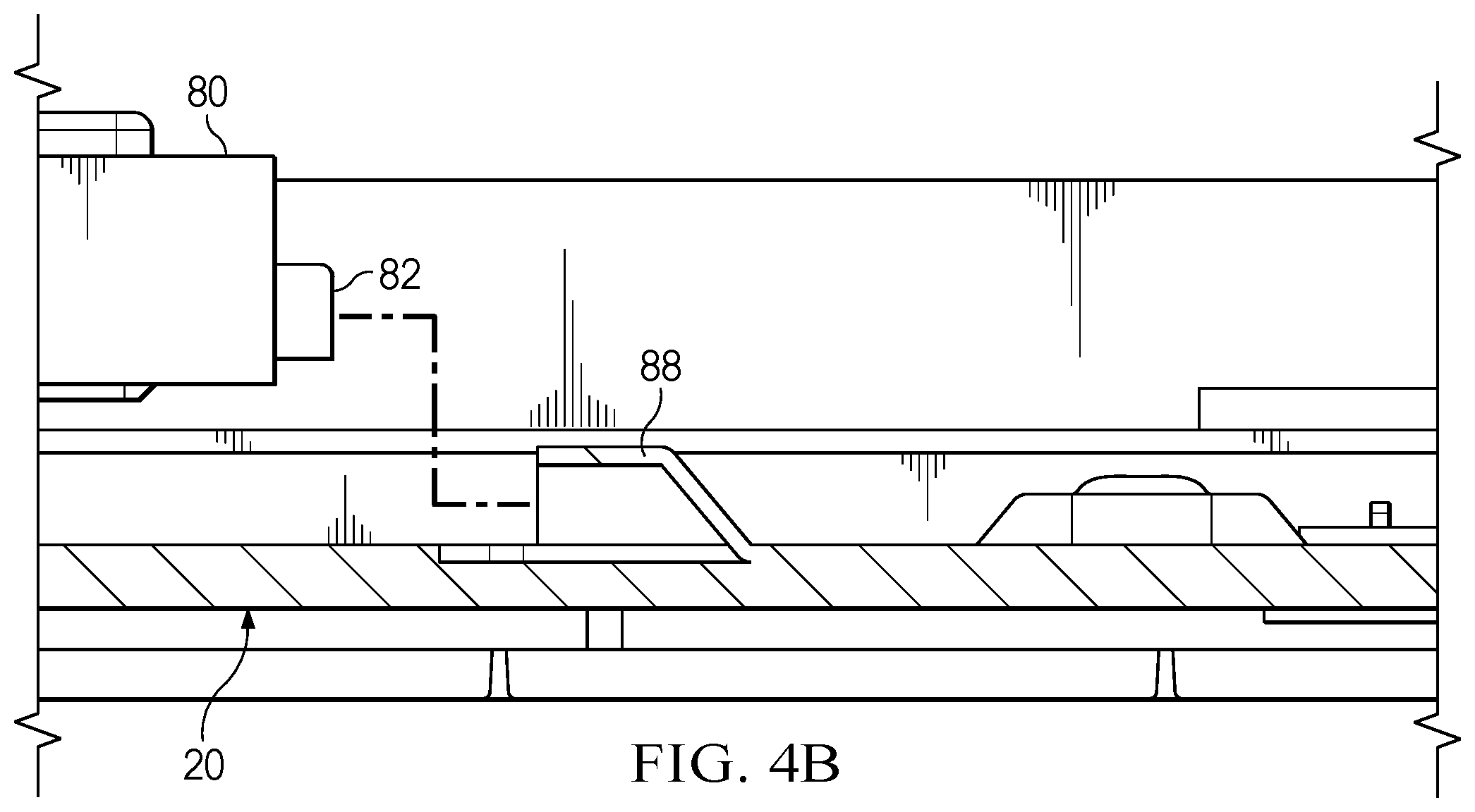 Patent US12353640 Figure 10 – Information handling system keyboard support with rail guide structure assembly to a housing rail