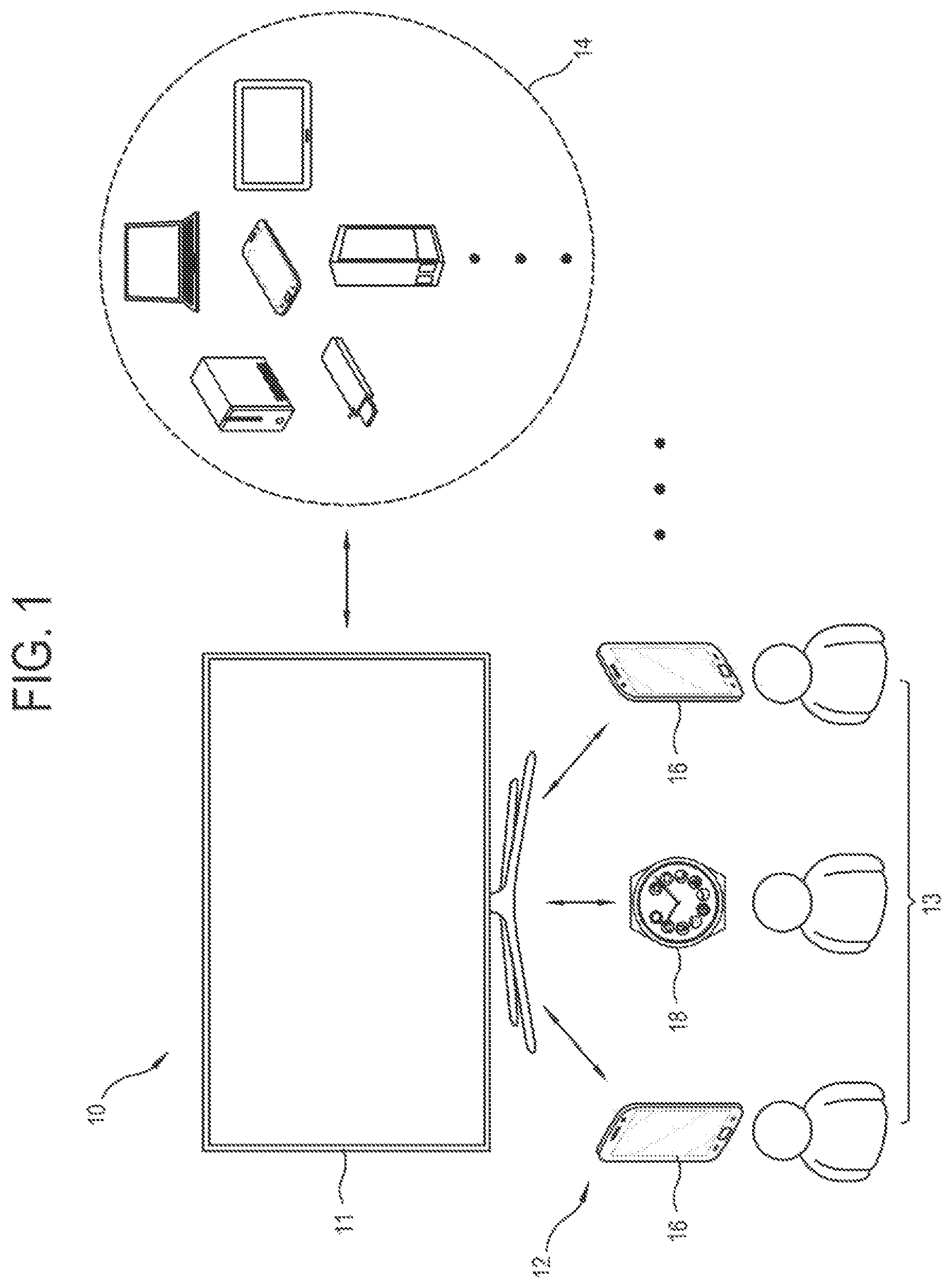 Patent US12353680 — Display apparatus, user terminal, control method, and computer-readable medium — Figure 1