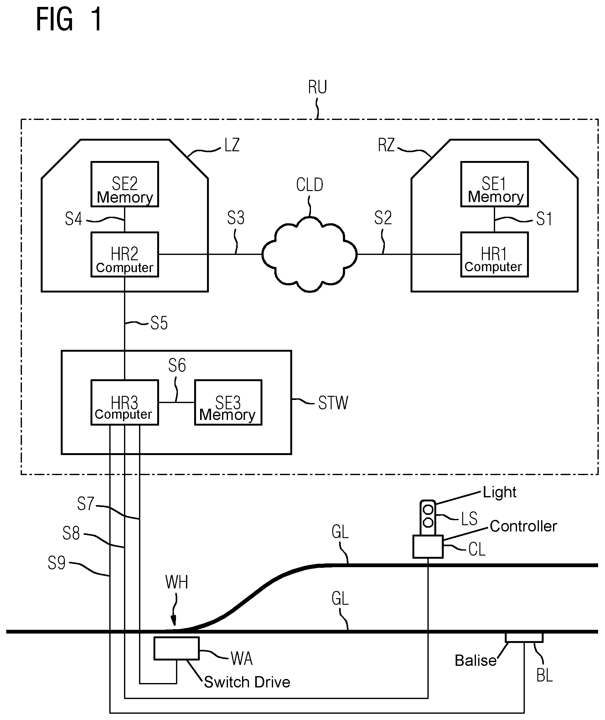Patent US12353773 — Method for computer-assisted operation of a memory unit and execution of application programs having redundant data storage — Figure 1