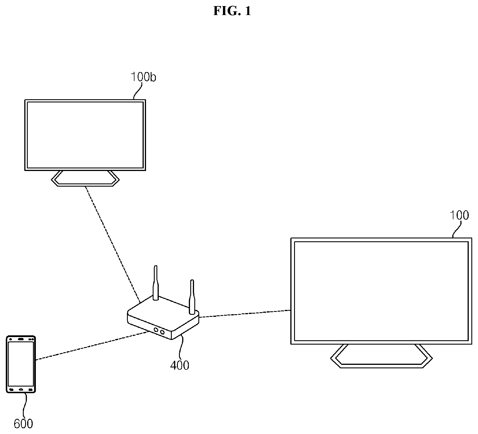 Patent US12353786 Figure 1 – Image display apparatus and image display system including the same