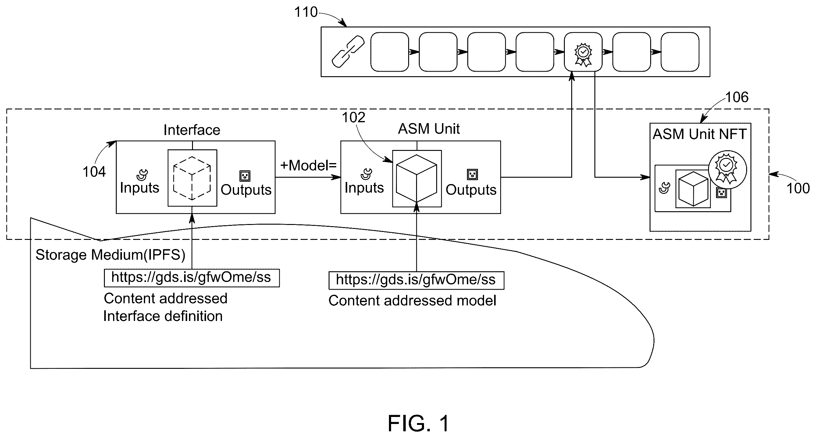 Patent US12353855 — Interoperable composite data units for use in distributed computing execution environments — Figure 1