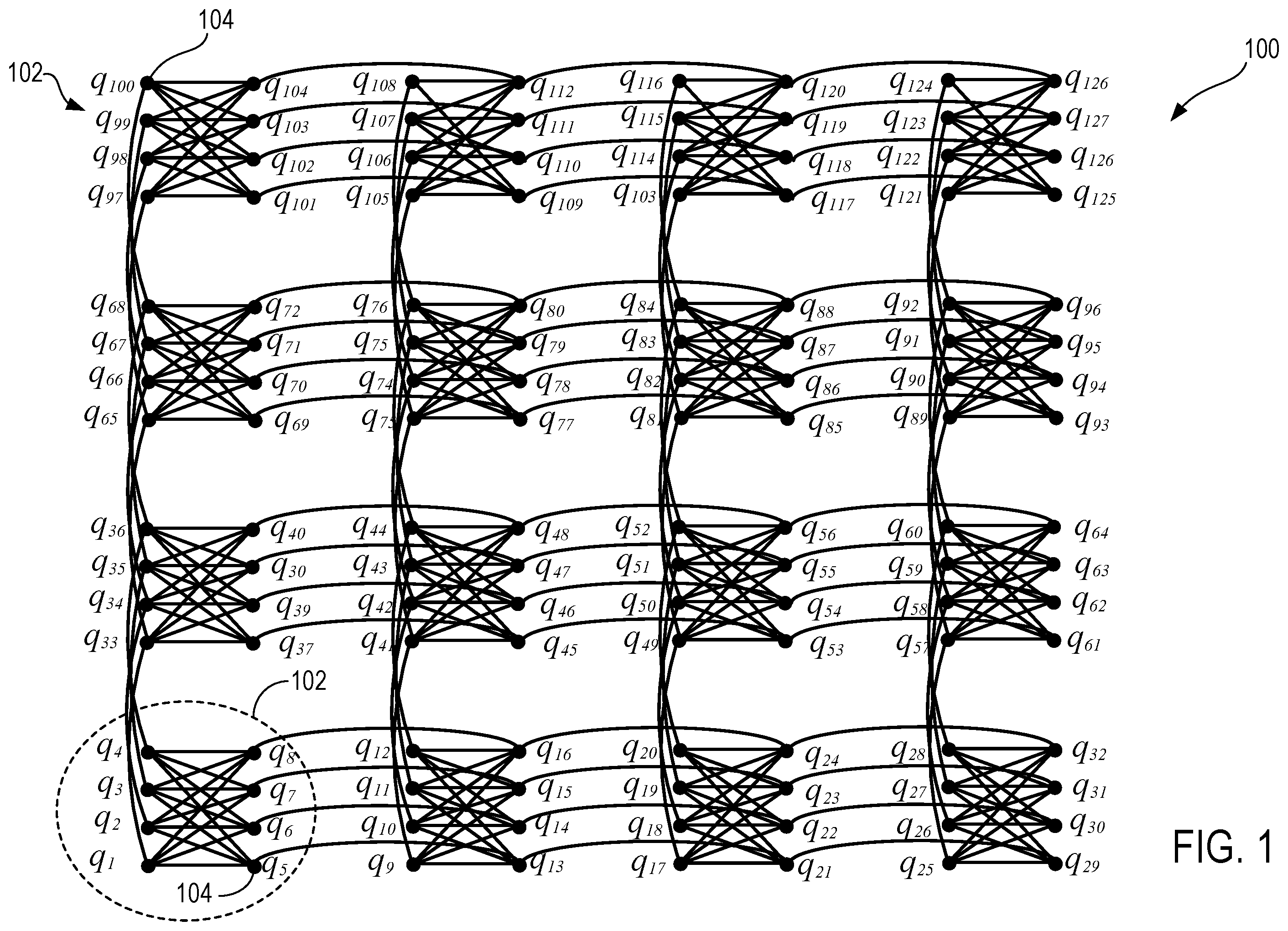 Patent US12353958 — Constructing and programming quantum hardware for quantum annealing processes — Figure 1