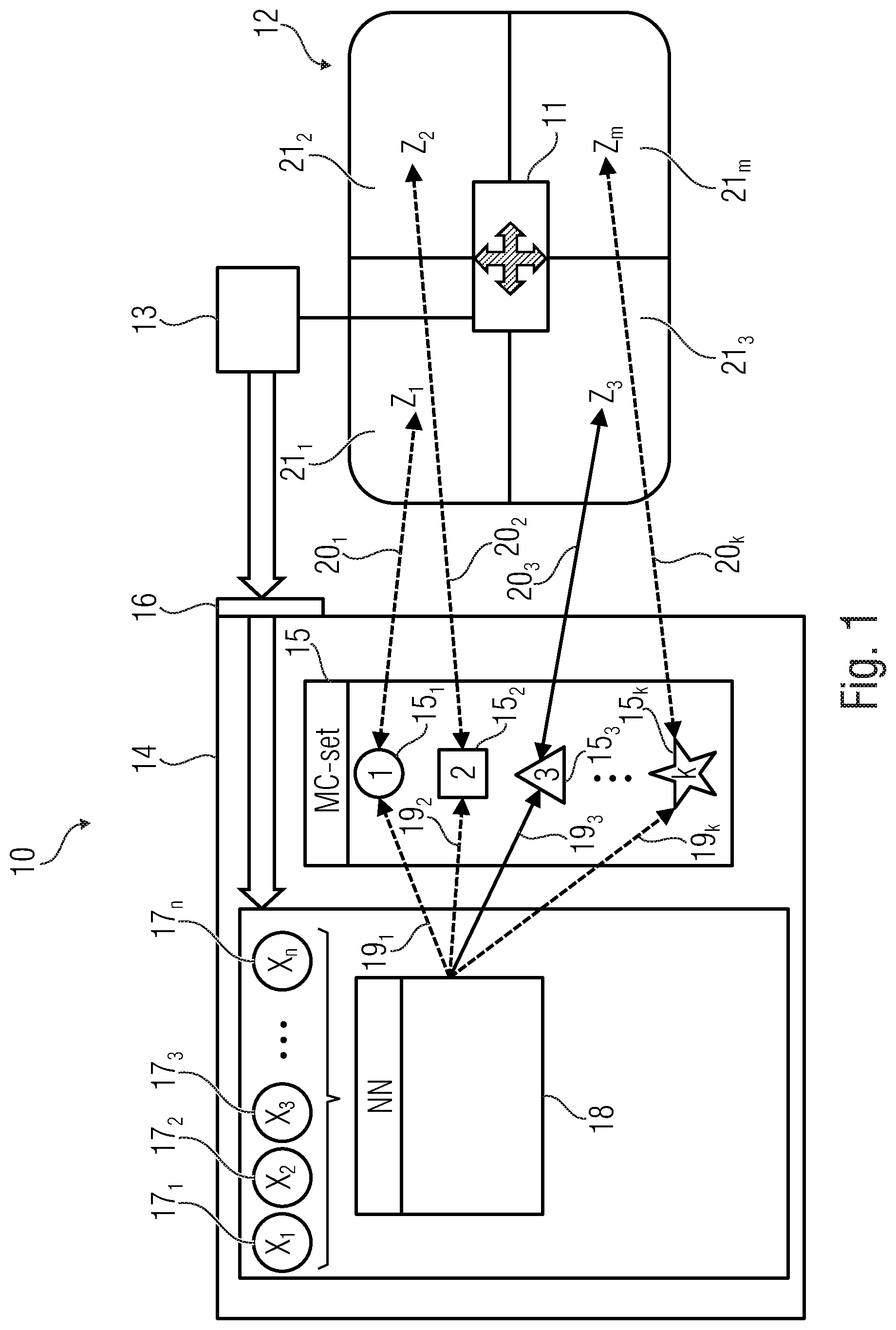 Patent US12353975 — Apparatus and method for performing a localization of a movable treatment device — Figure 1