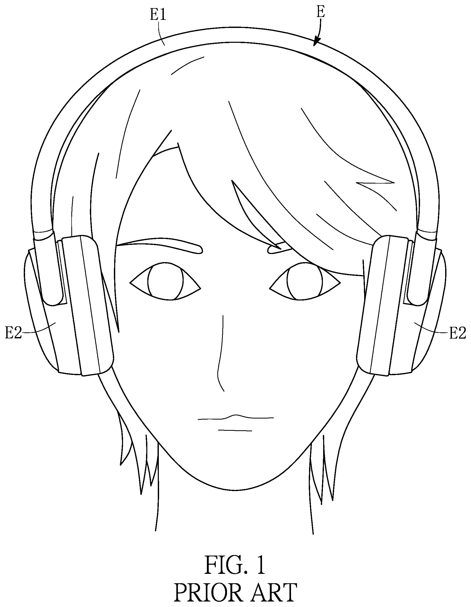 Patent US12356131 — Over-ear headphone — Figure 1