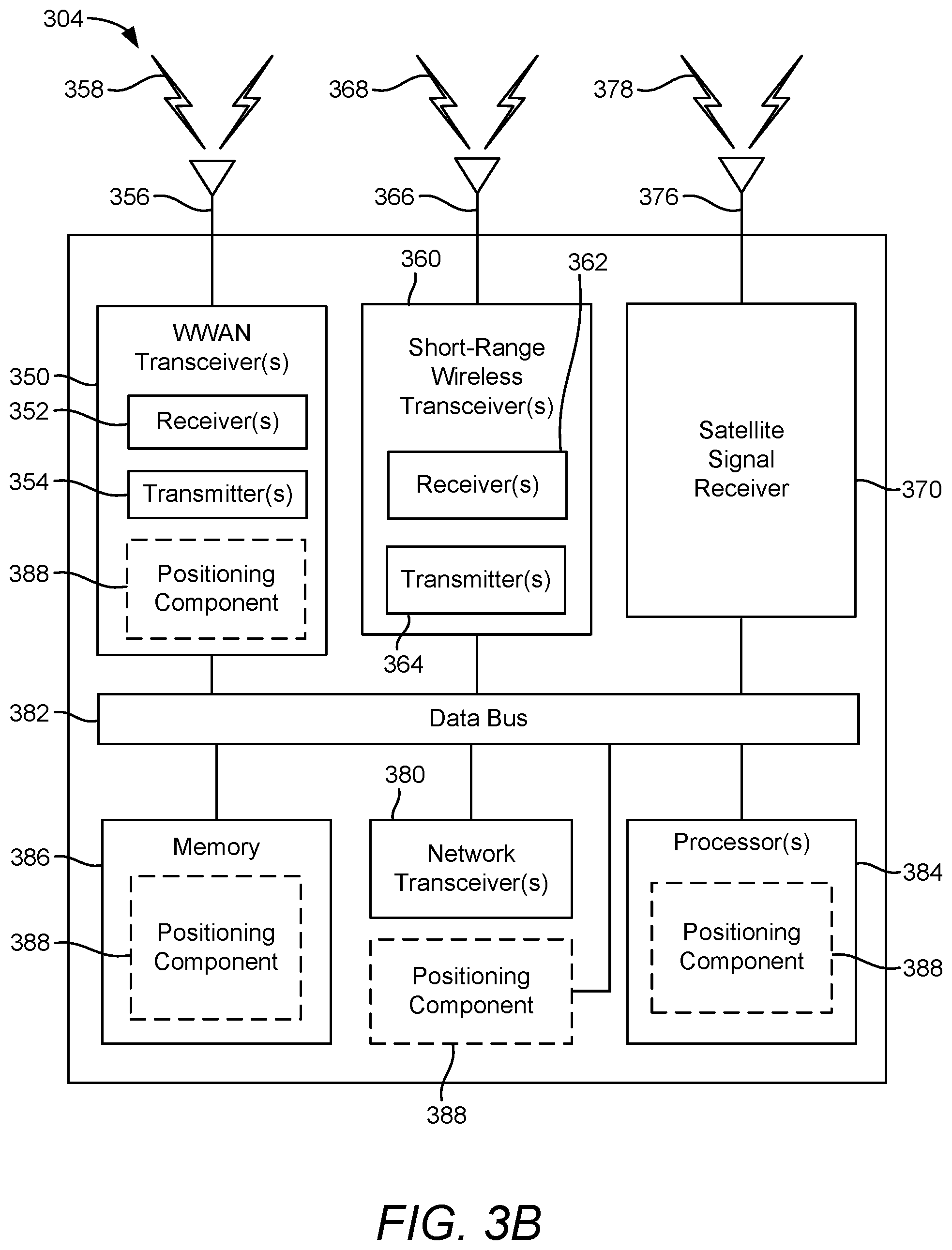 Patent US12356361 Figure 6 – Node configuration for positioning model monitoring