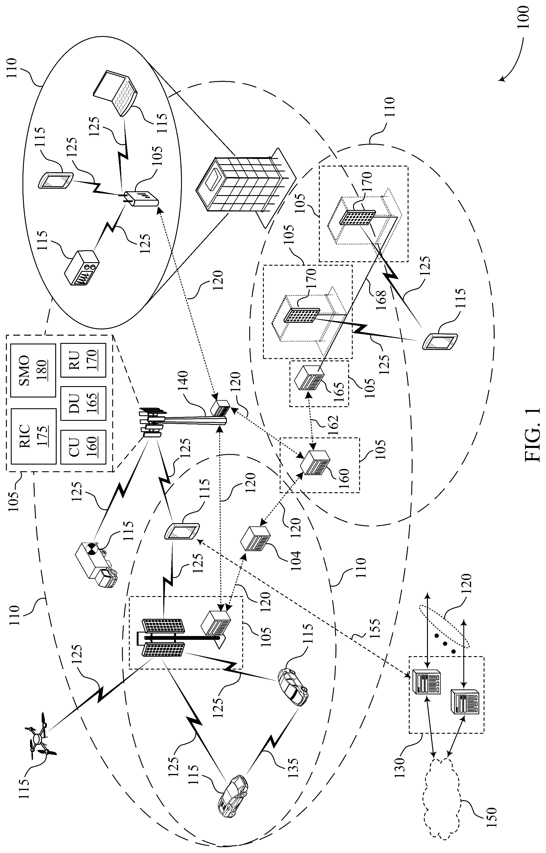 Patent US12356466 Figure 1 – Resource mapping for random access repetitions using a same spatial filter