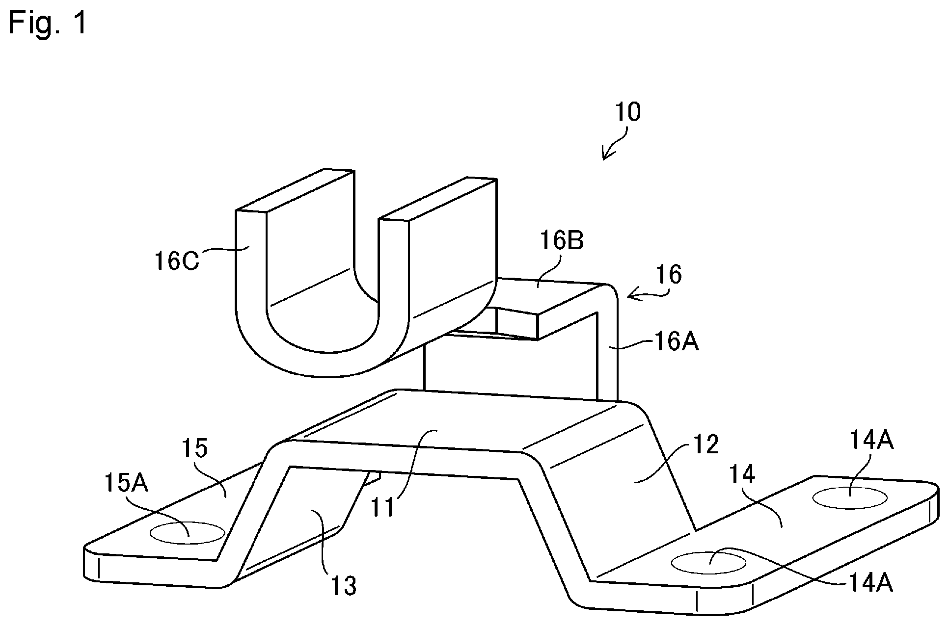Patent US12356516 — Vehicle window glass with metal terminal — Figure 1