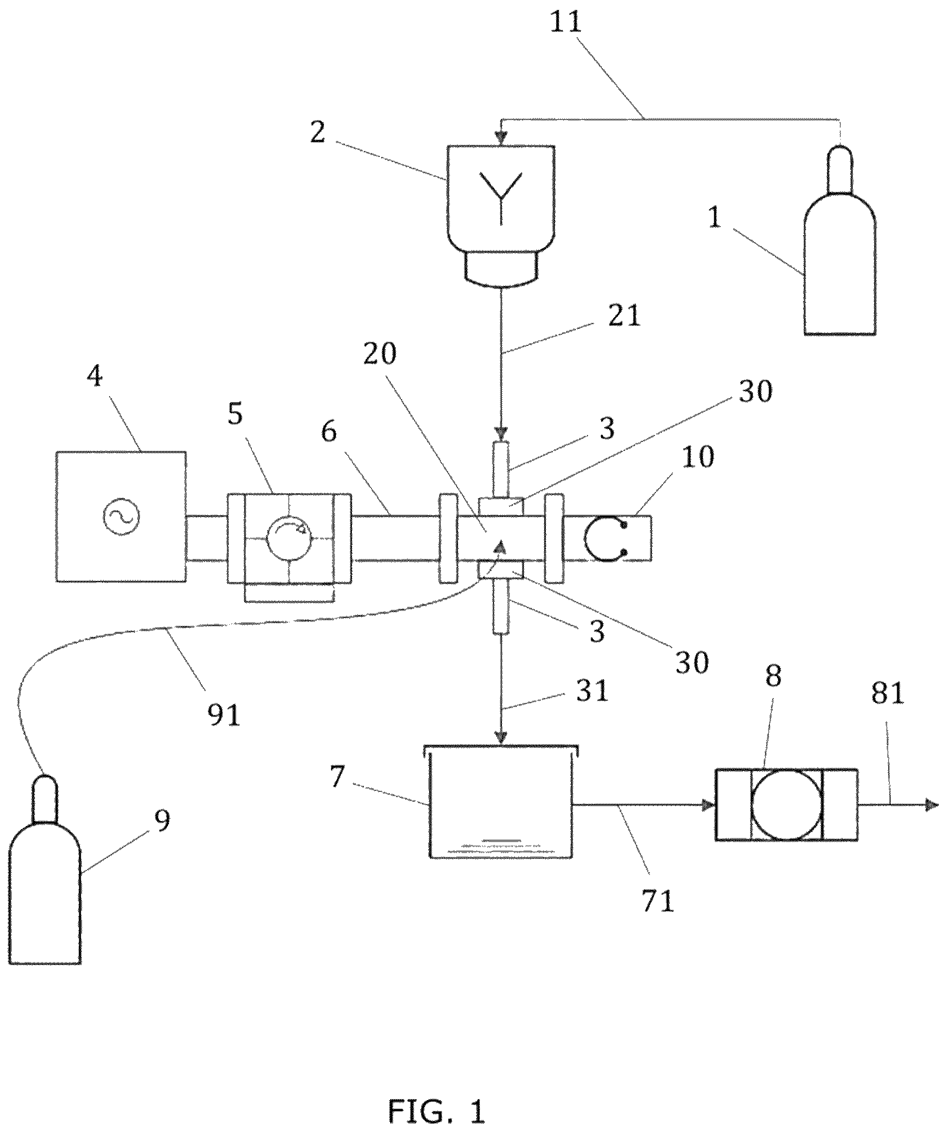 Patent US12356536 — Apparatus and method for powder spheroidisation by microwave-induced plasma — Figure 1