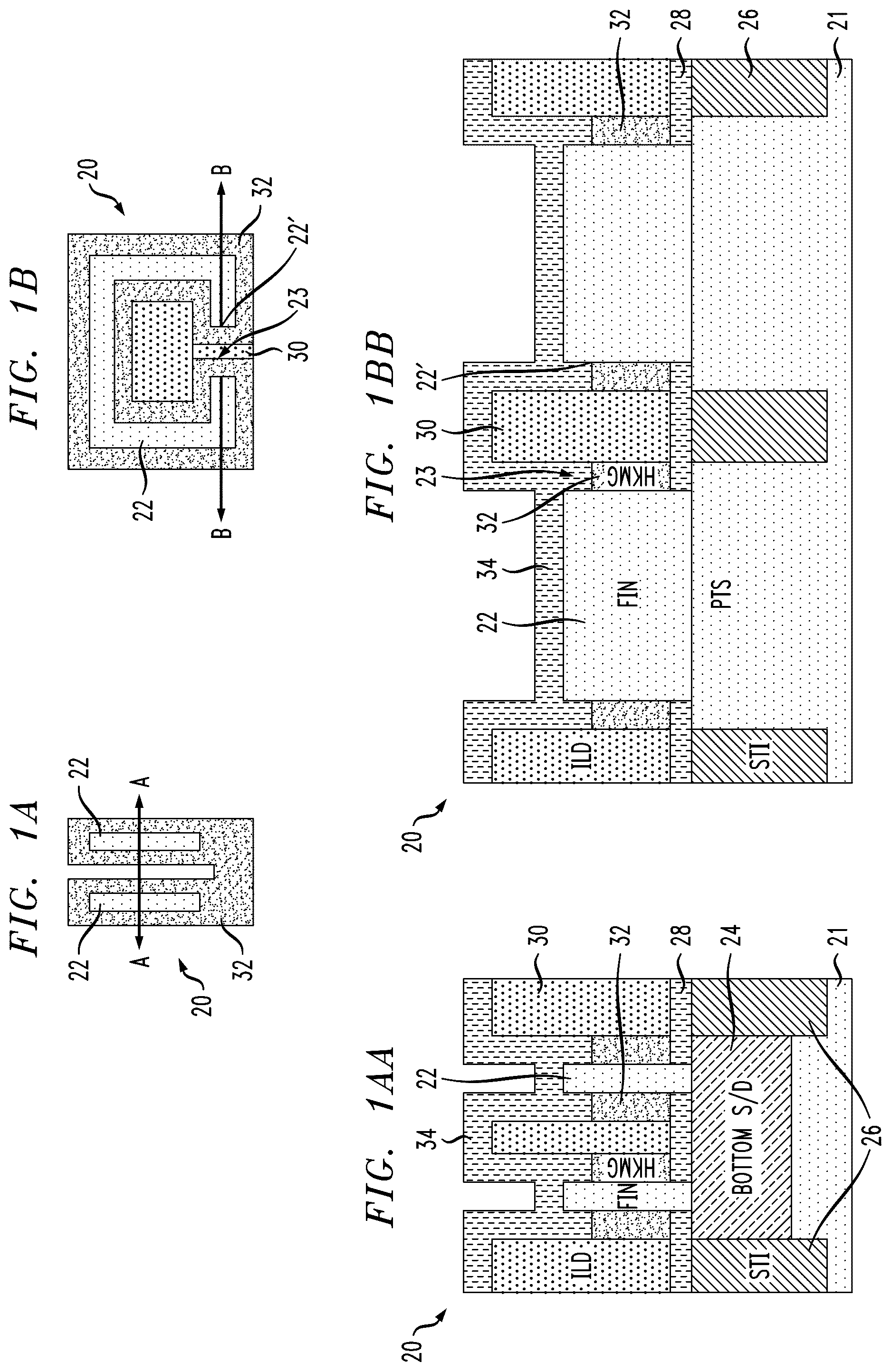 Patent US12356685 — Looped long channel field-effect transistor — Figure 1