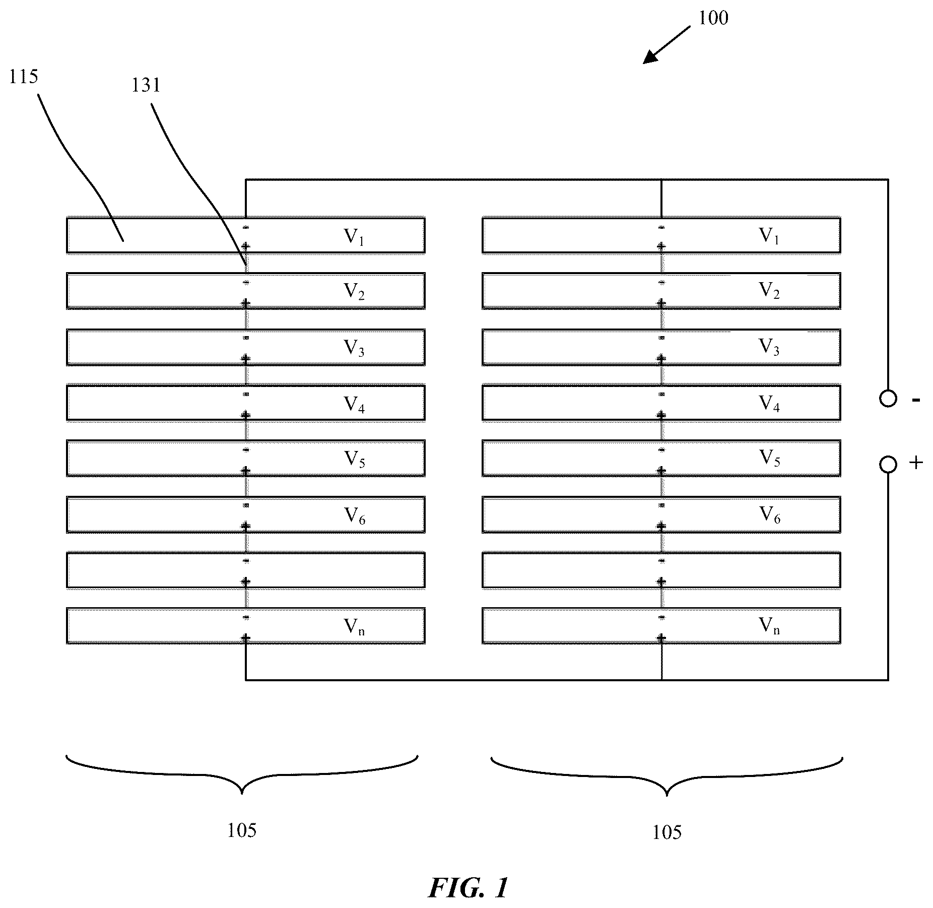 Patent US12356785 — Mechanically strong connections for perovskite-silicon tandem solar cells — Figure 1