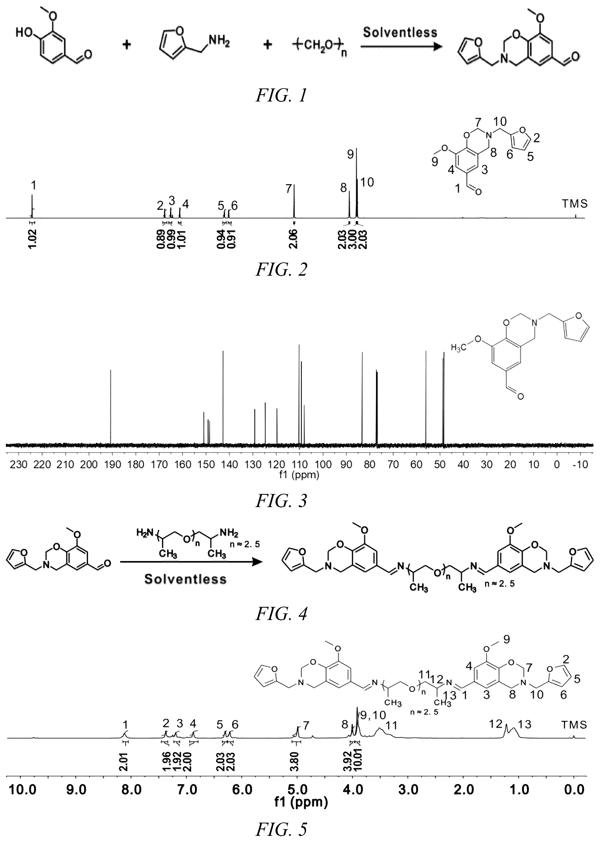 Patent US12359024 — Biomass benzoxazine-based shape memory resin, preparation method therefor, and application thereof — Figure 1