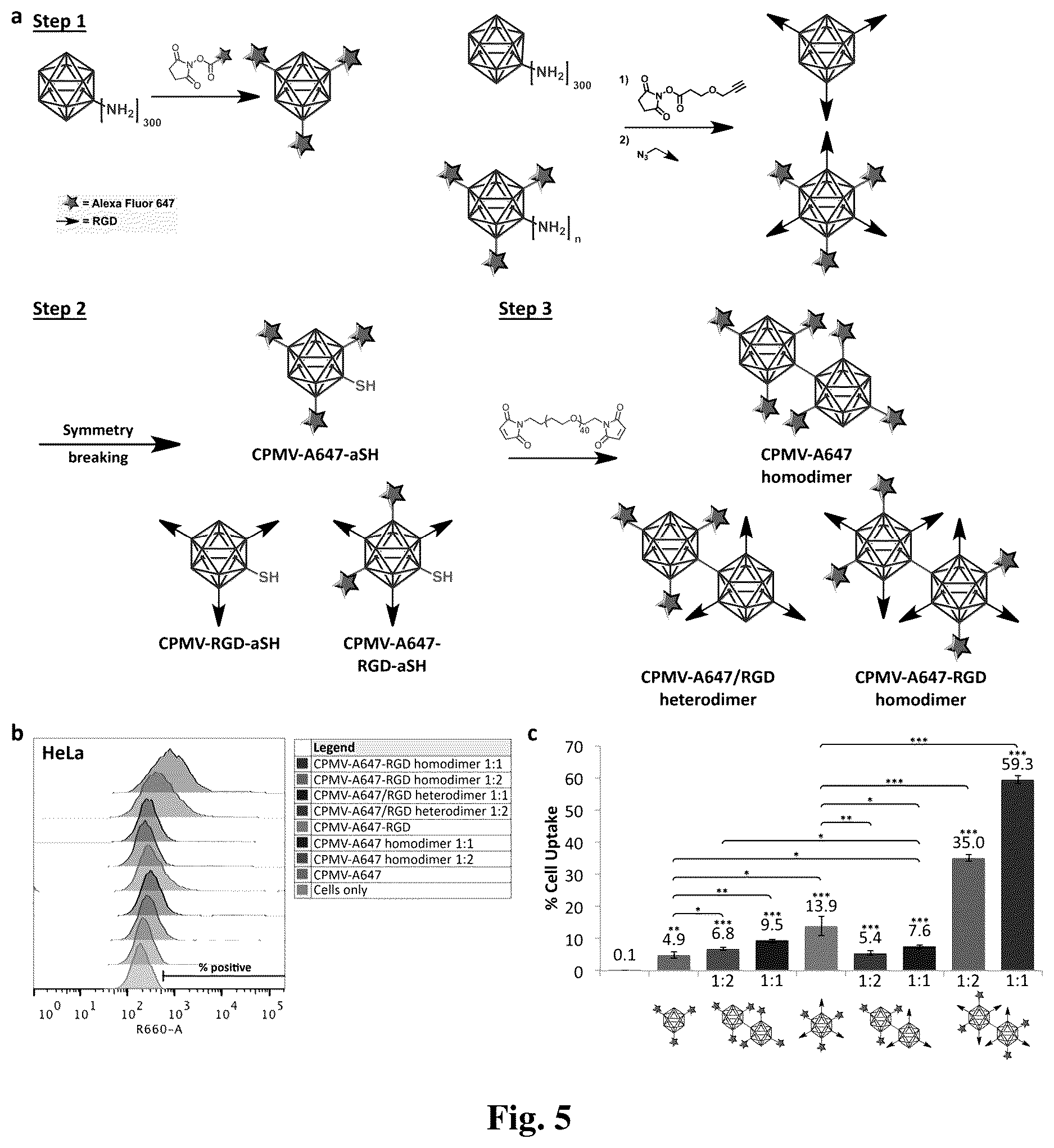 Patent US12359175 Figure 5 – Viral nanoparticle multimers