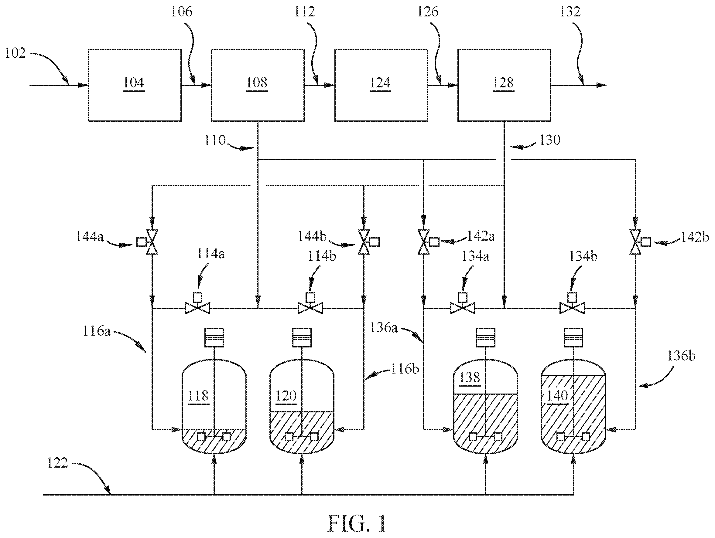 Patent US12359228 — Feed control in conversion of biomass into hydrocarbon fuels and chemicals — Figure 1