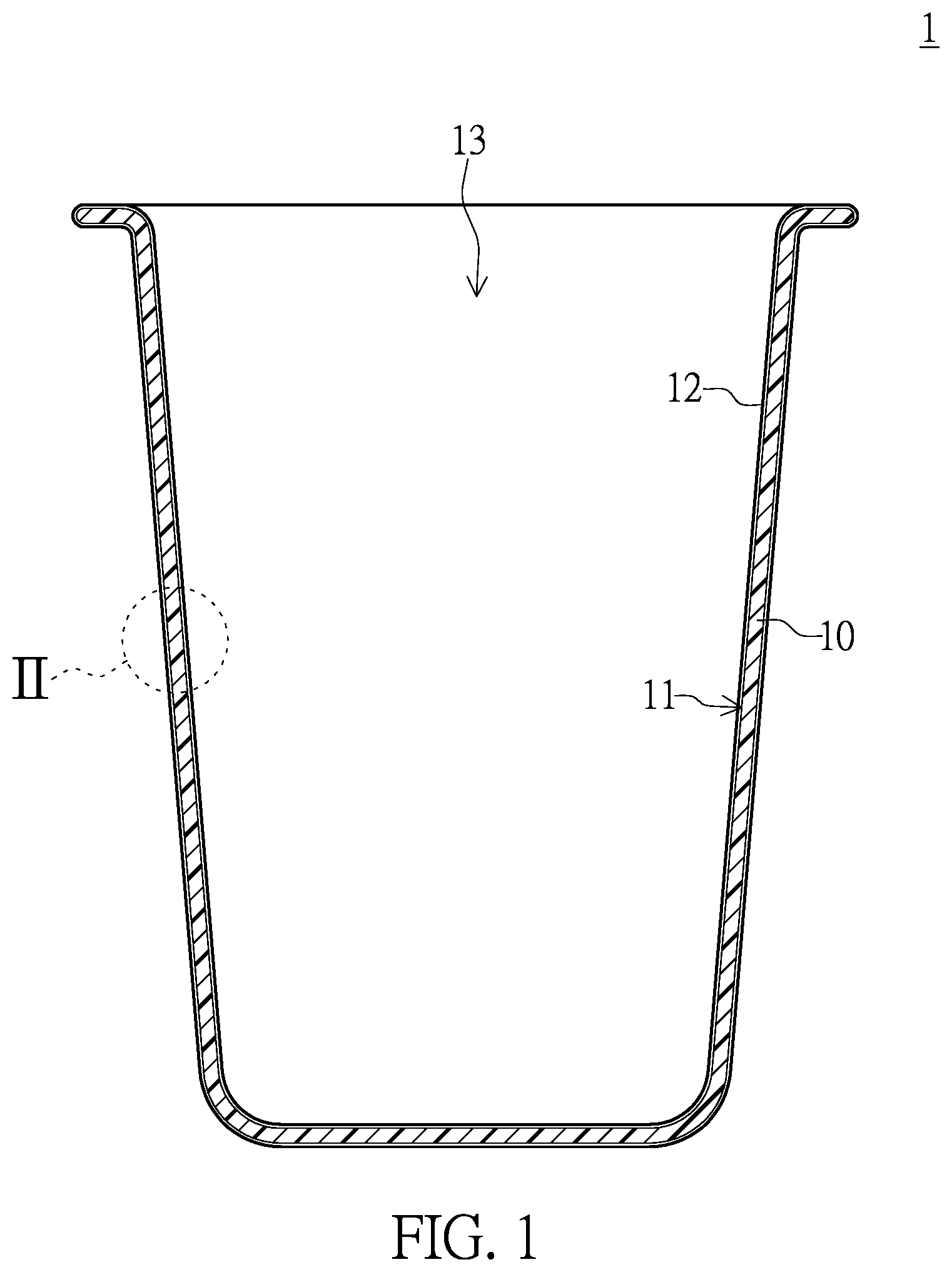 Patent US12359298 — Manufacturing method of an antimicrobial and adhesion-proof titanium tableware — Figure 1