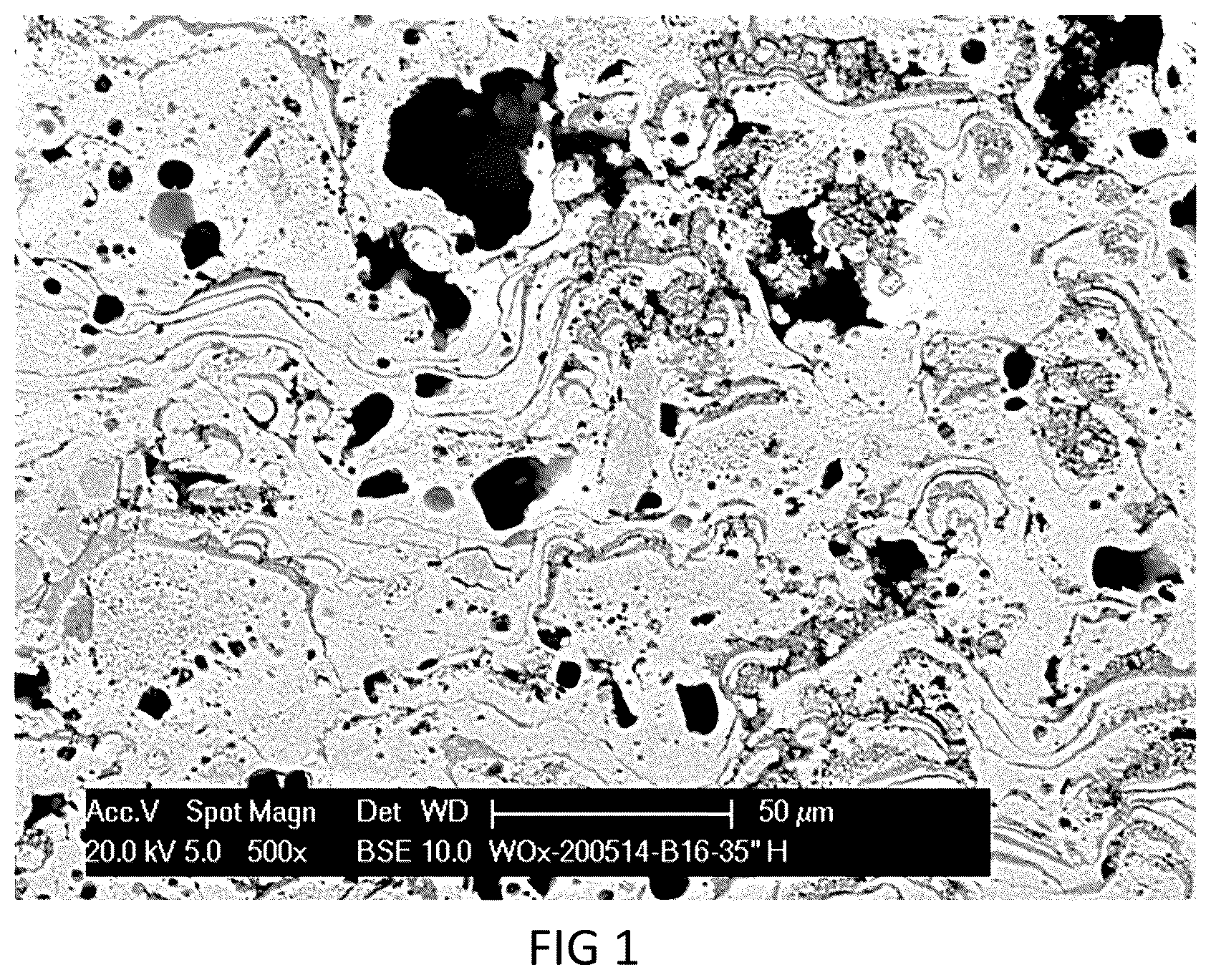Patent US12359304 — Tungsten suboxide ceramic target — Figure 1