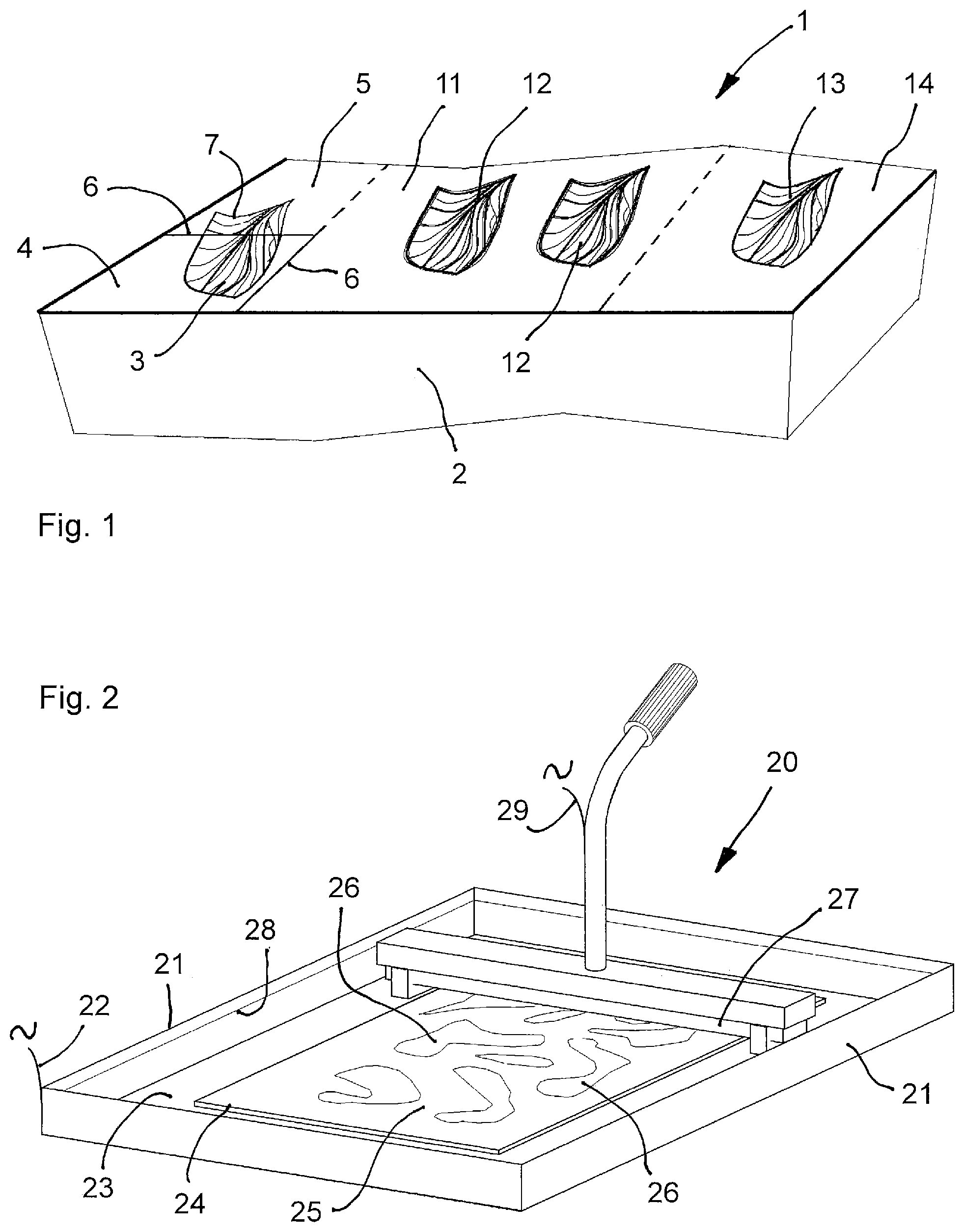 Patent US12359335 — Method of decorating PVD coated surfaces and decorated surfaces obtained — Figure 1