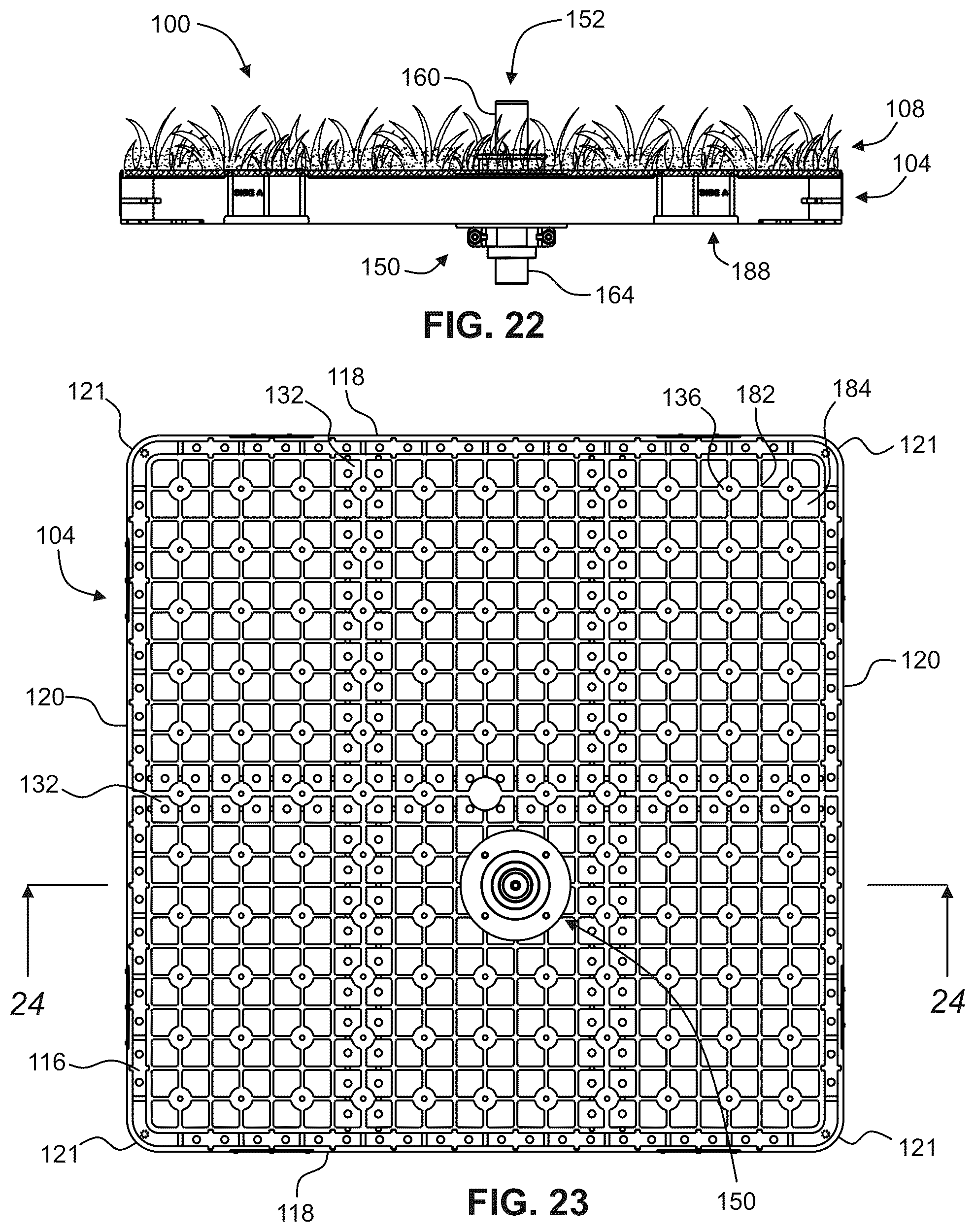 Patent US12359380 Figure 9 – Synthetic turf system