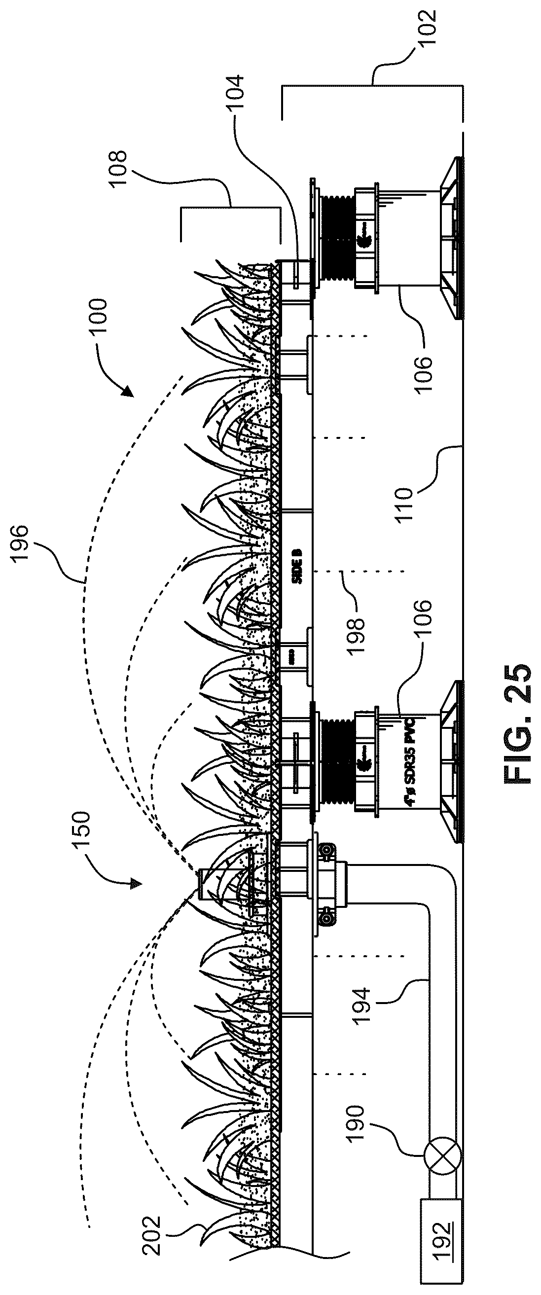 Patent US12359380 Figure 11 – Synthetic turf system
