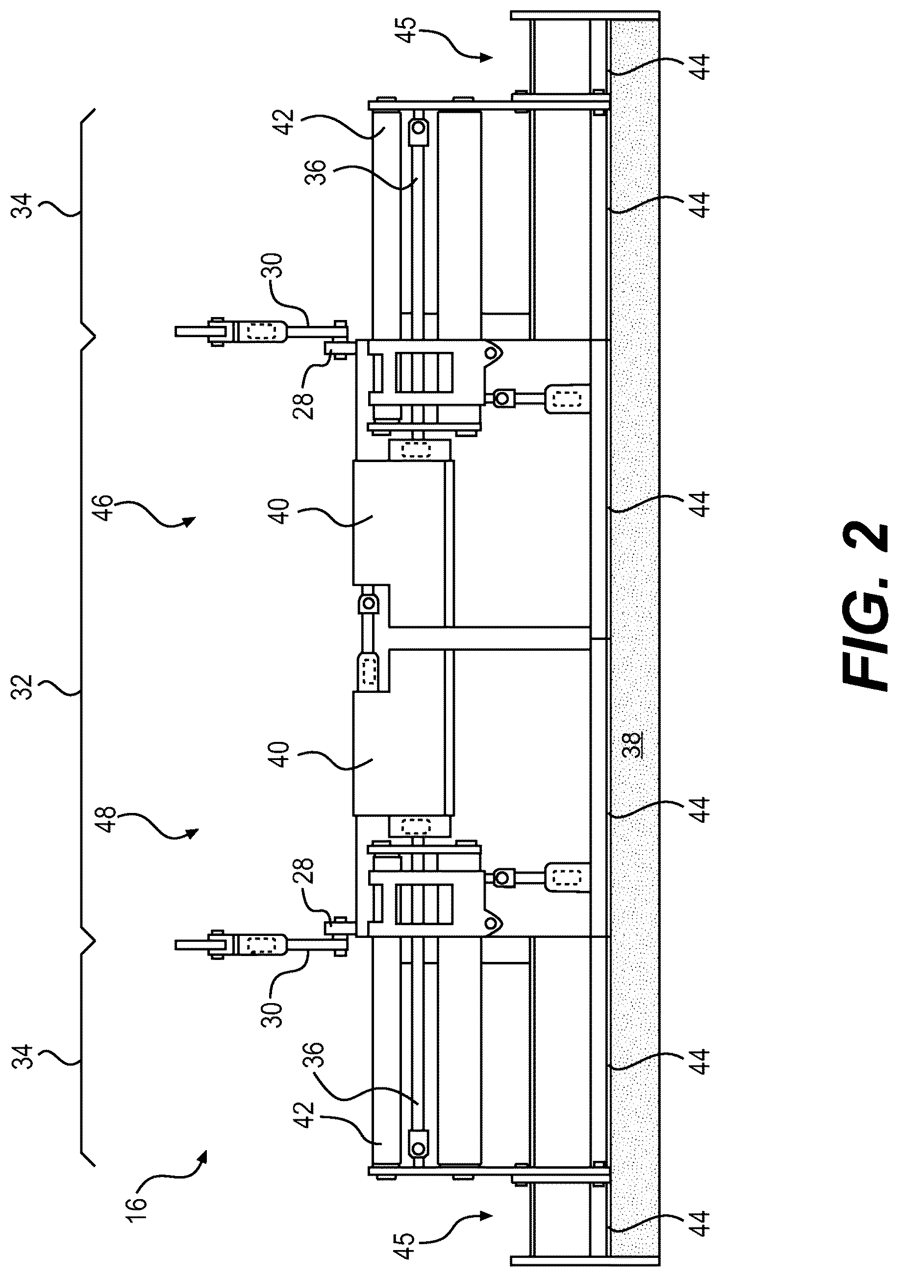 Patent US12359381 Figure 2 – Thermoelectric power generation on a paving machine
