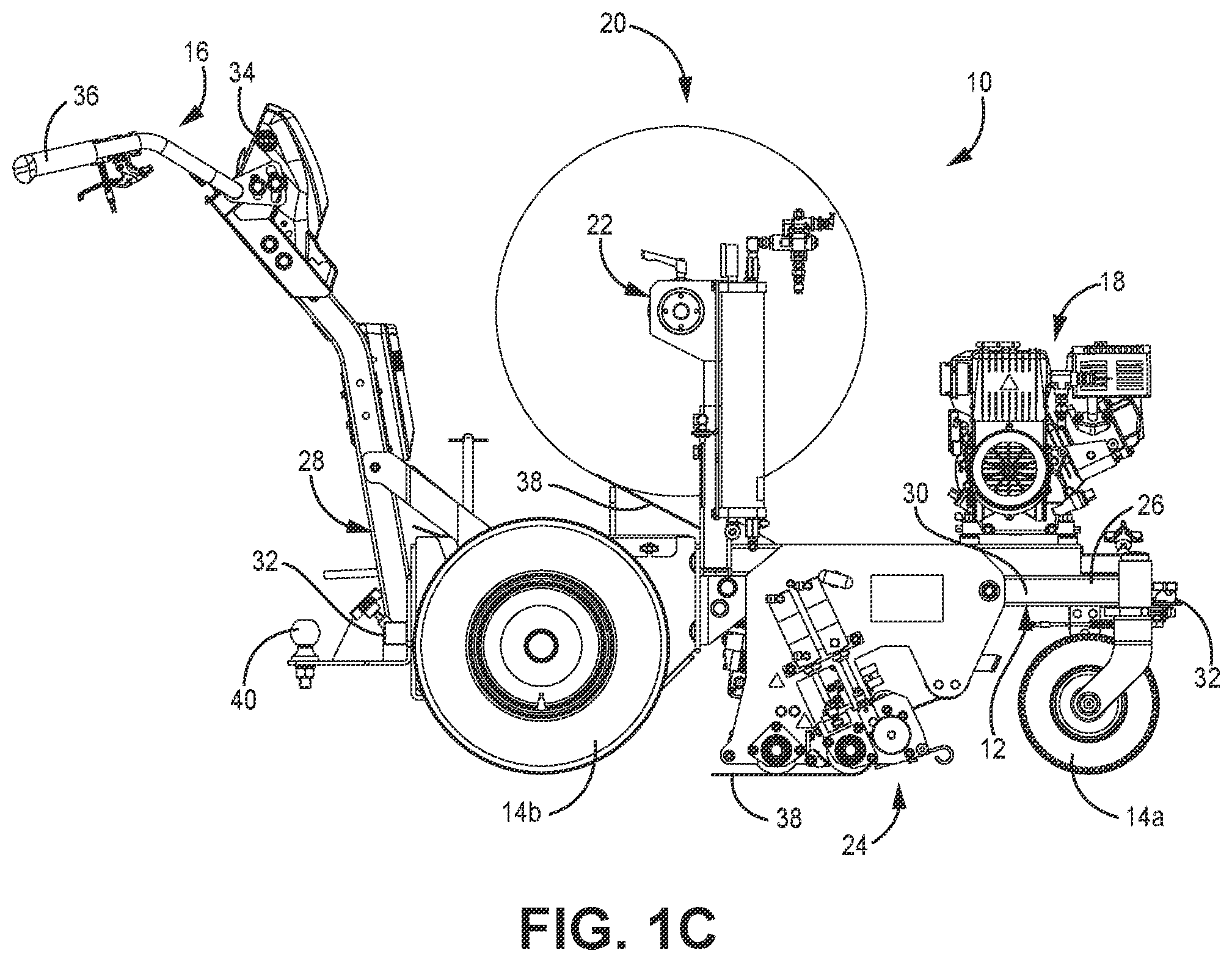 Patent US12359382 Figure 3 – Ground tape applicator apparatus and method