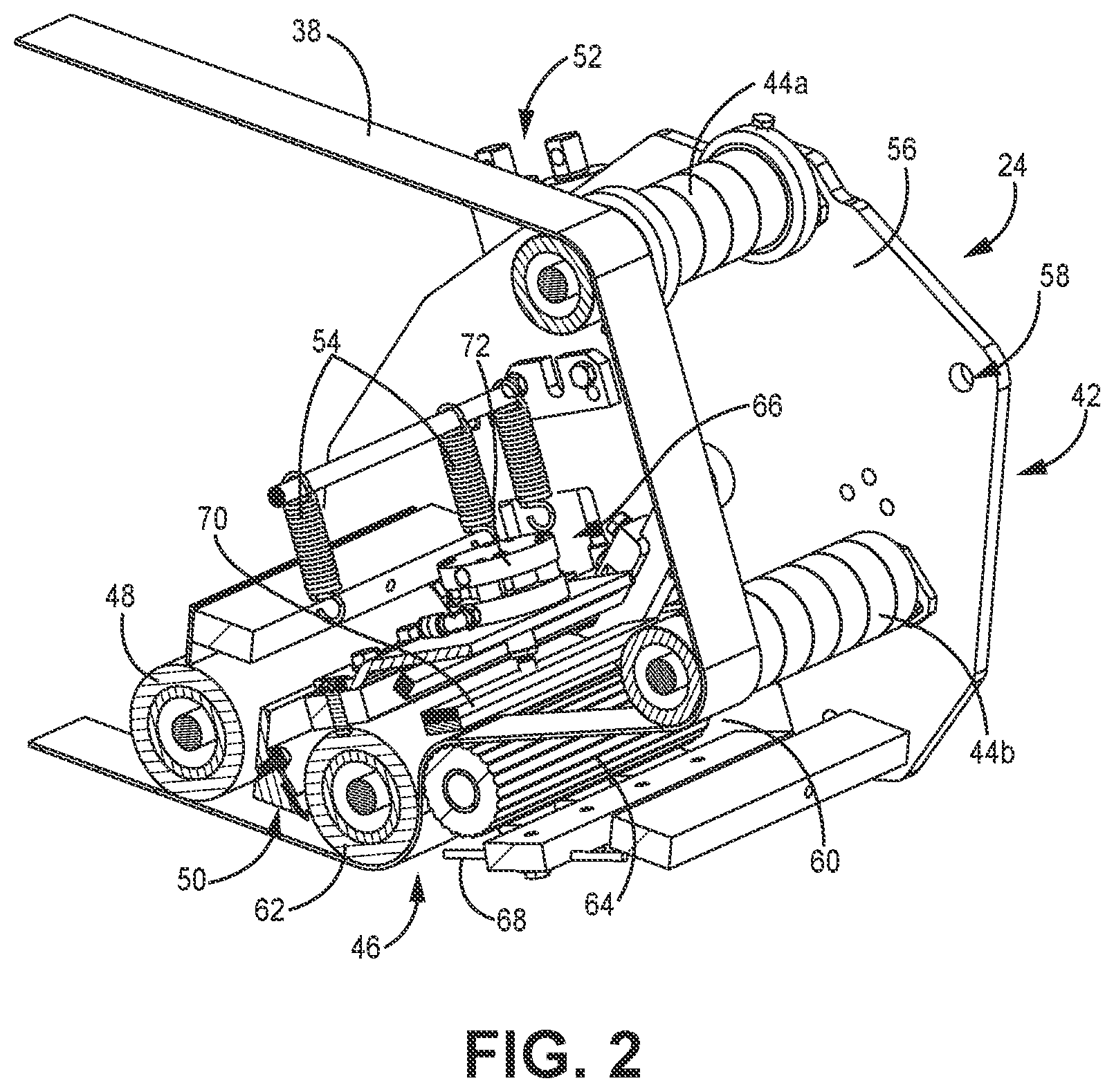 Patent US12359382 Figure 4 – Ground tape applicator apparatus and method
