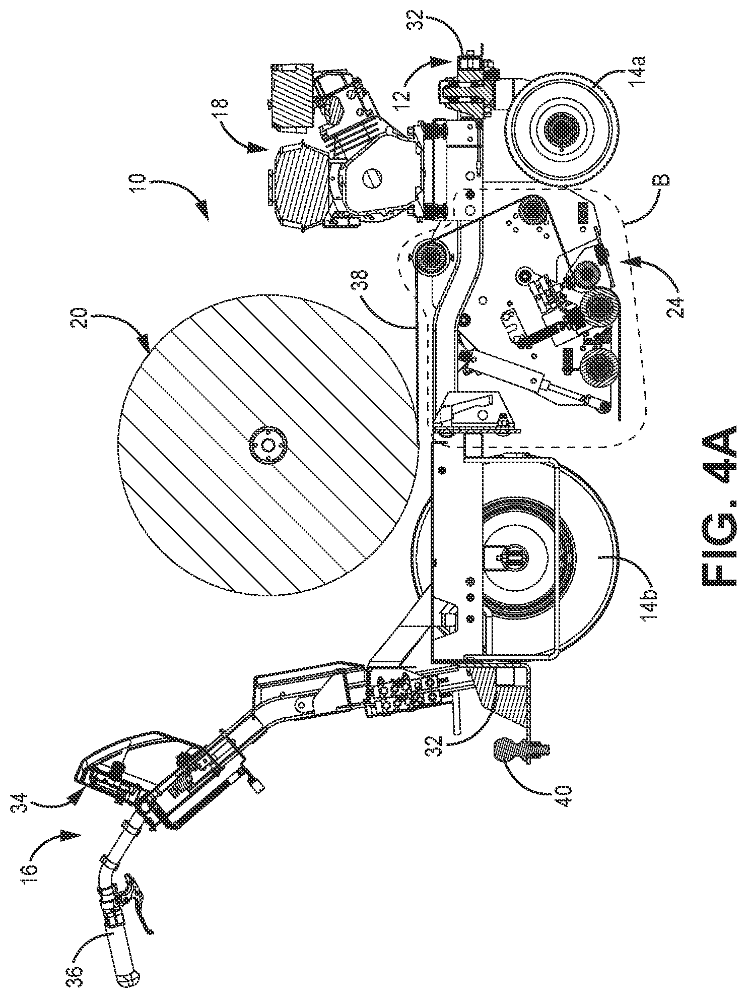 Patent US12359382 Figure 7 – Ground tape applicator apparatus and method