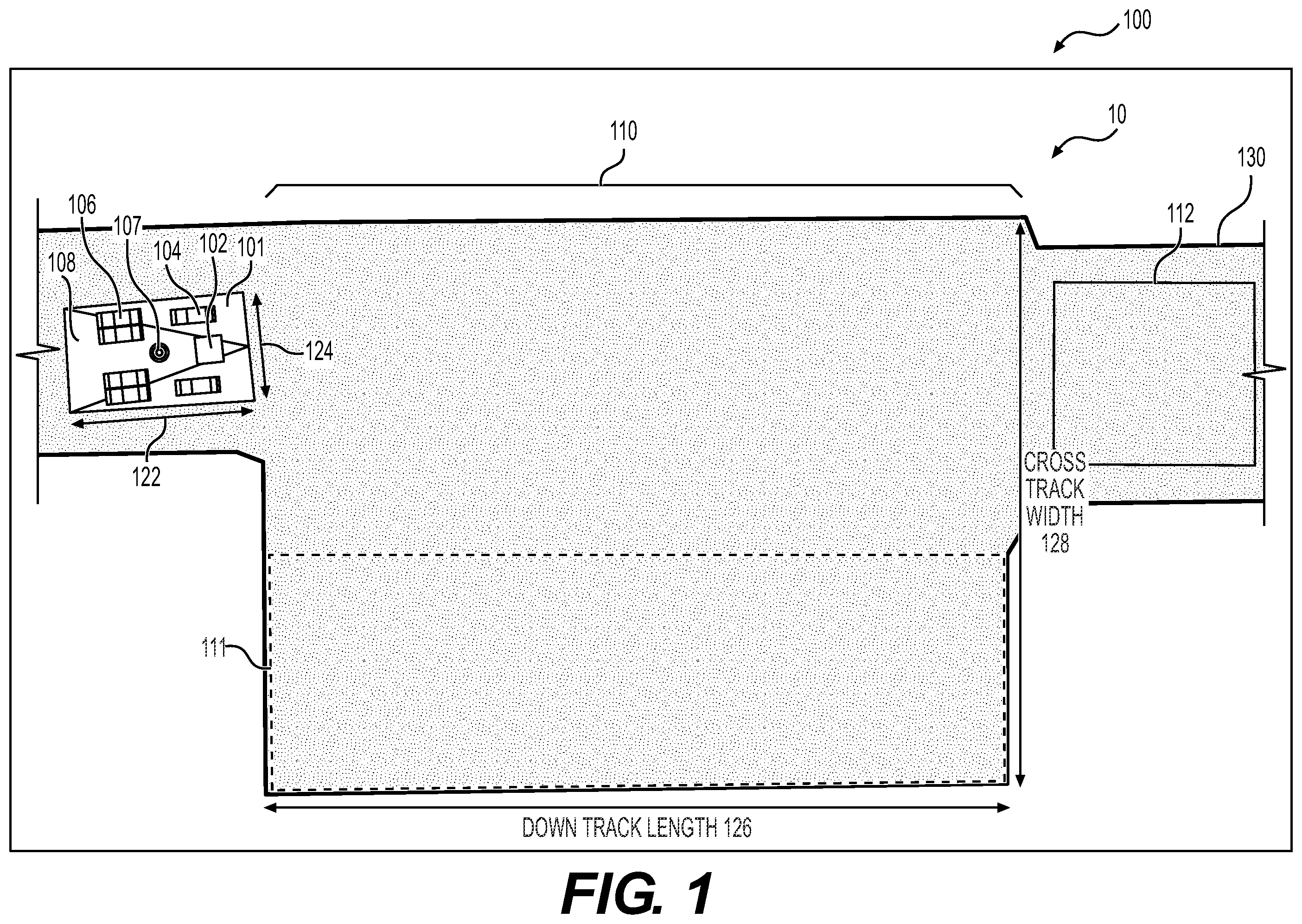 Patent US12359398 — Automatic steering of vehicle — Figure 1