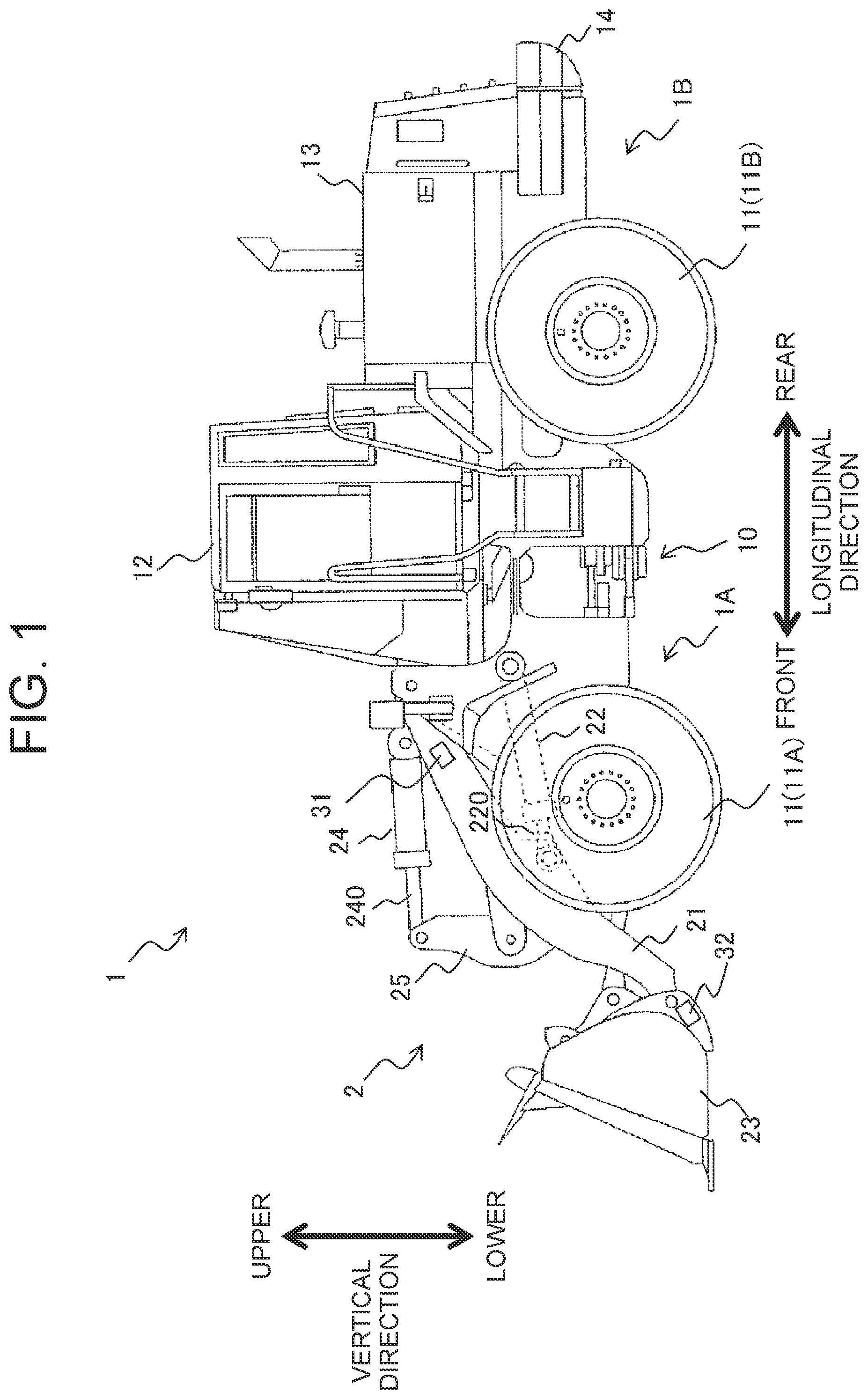 Patent US12359402 — Work vehicle — Figure 1