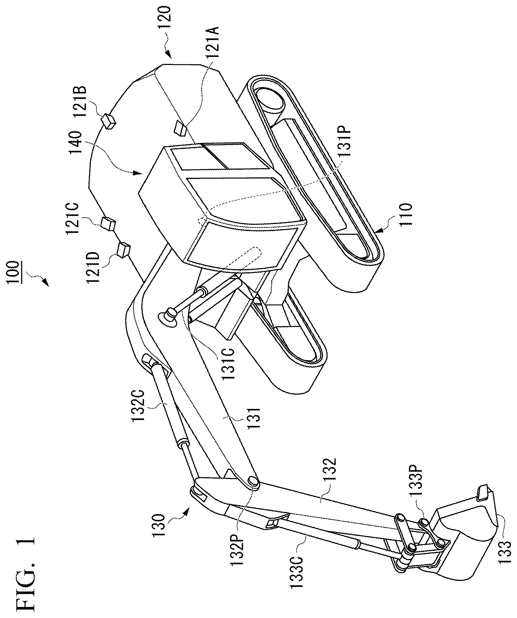 Patent US12359405 — Work machine obstacle notification system and work machine obstacle notification method — Figure 1