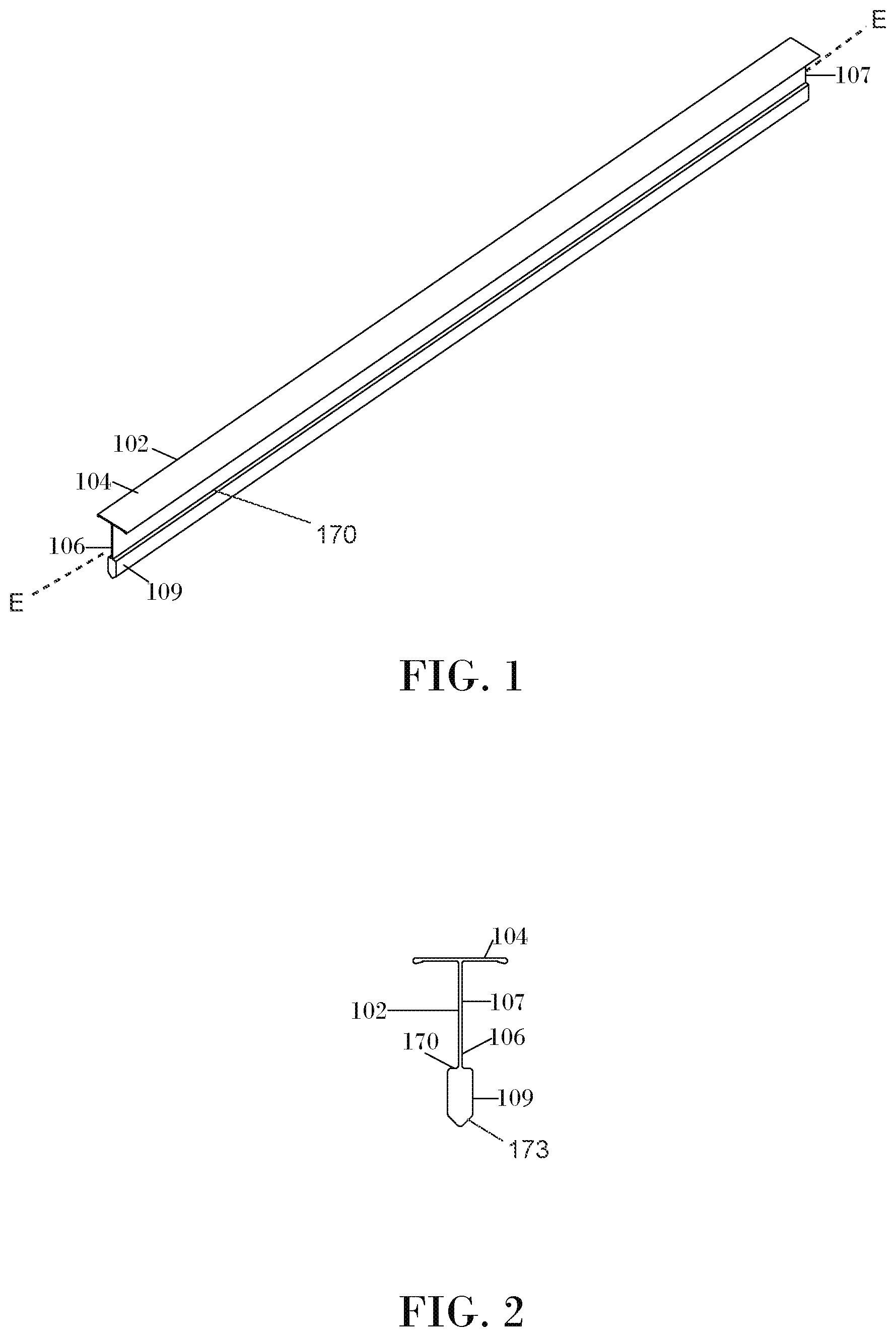 Patent US12359428 Figure 1 – Ceiling system