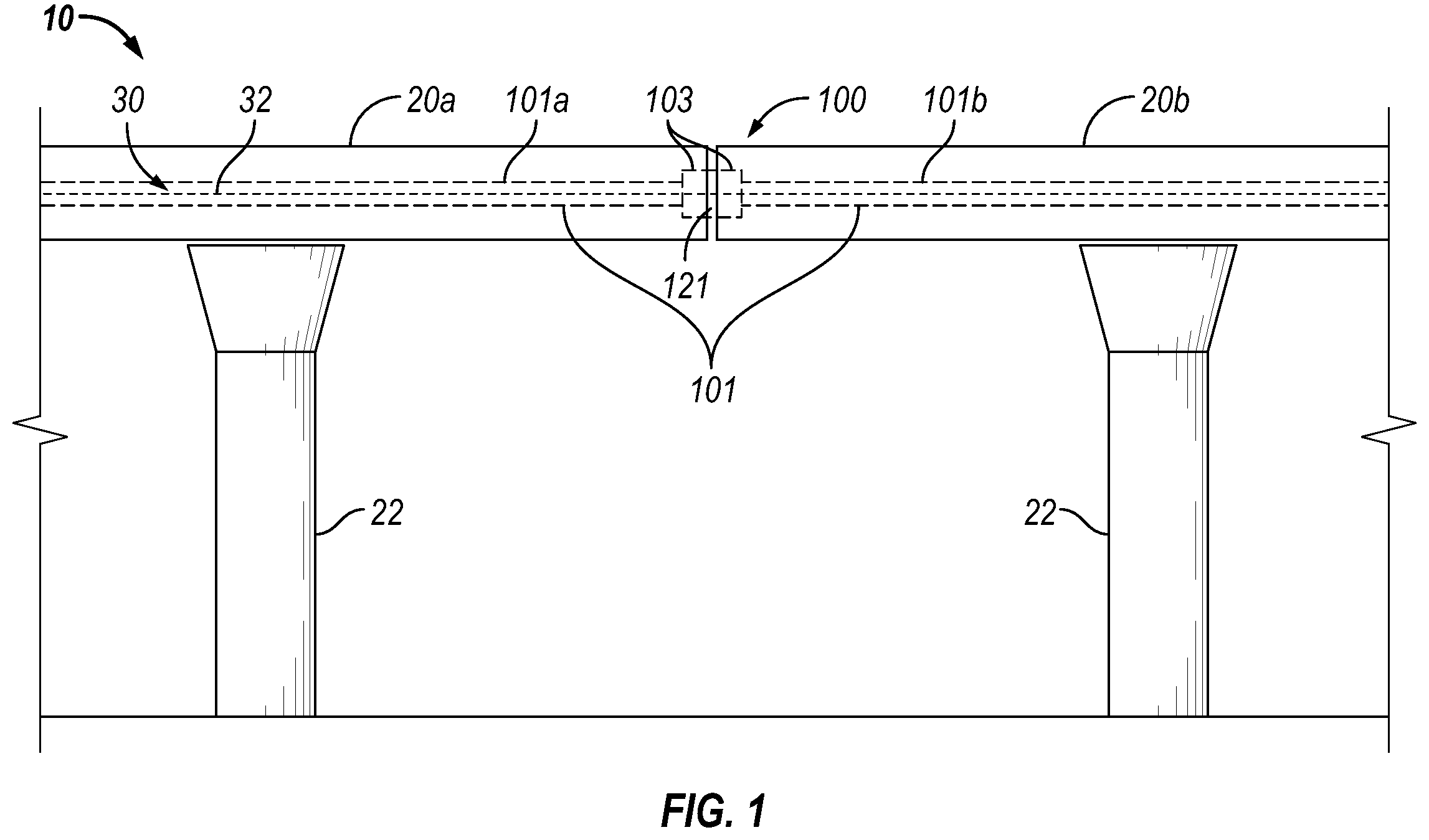 Patent US12359430 — Span to span duct coupler — Figure 1