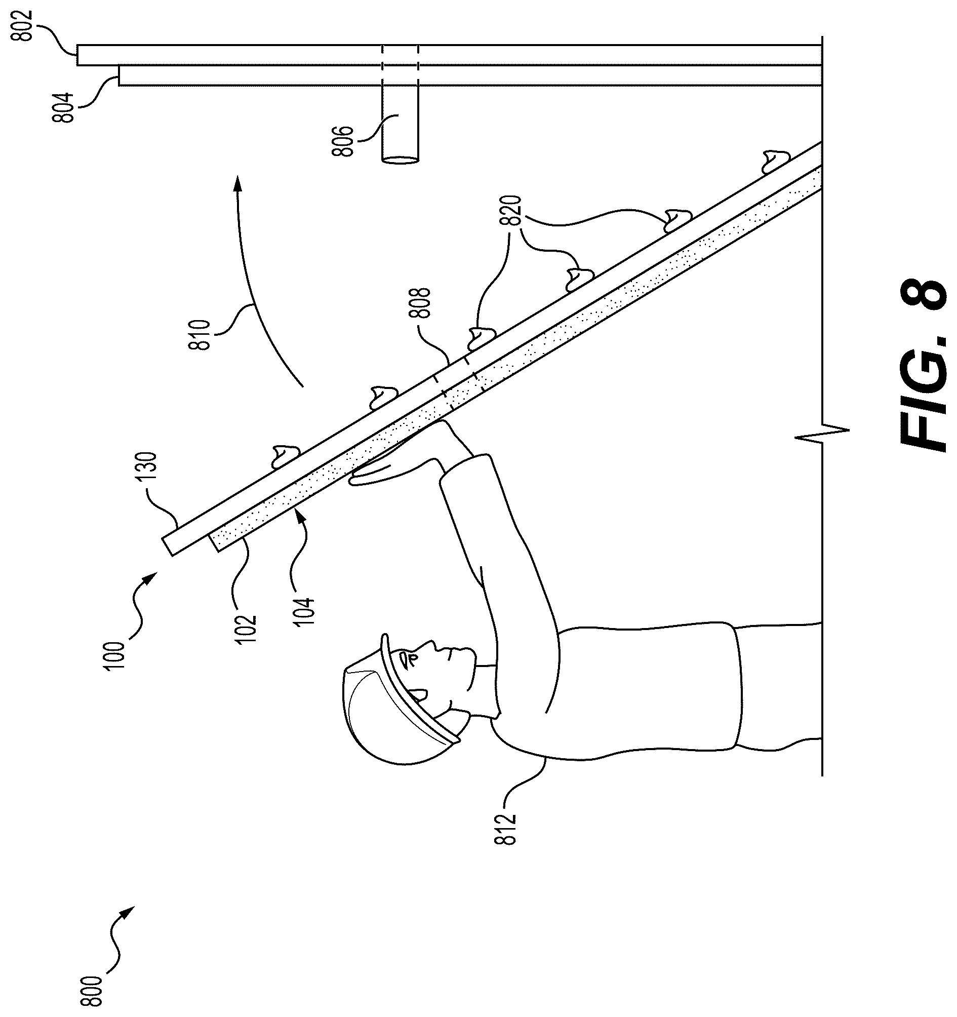 Patent US12359442 Figure 12 – Reinforced porcelain panel product for enhanced structural protection