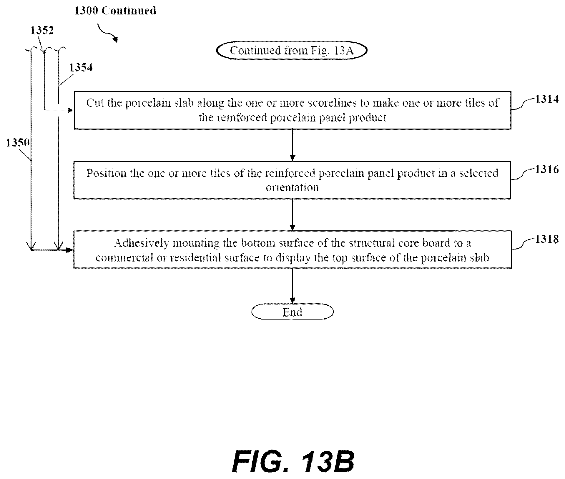 Patent US12359442 Figure 18 – Reinforced porcelain panel product for enhanced structural protection