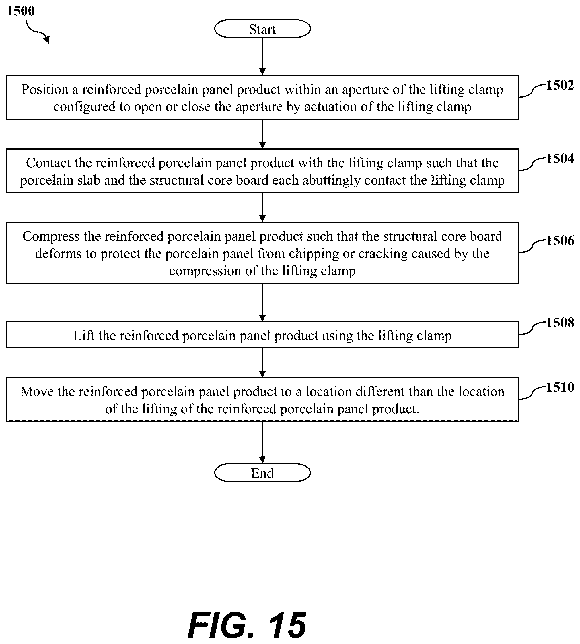 Patent US12359442 Figure 20 – Reinforced porcelain panel product for enhanced structural protection