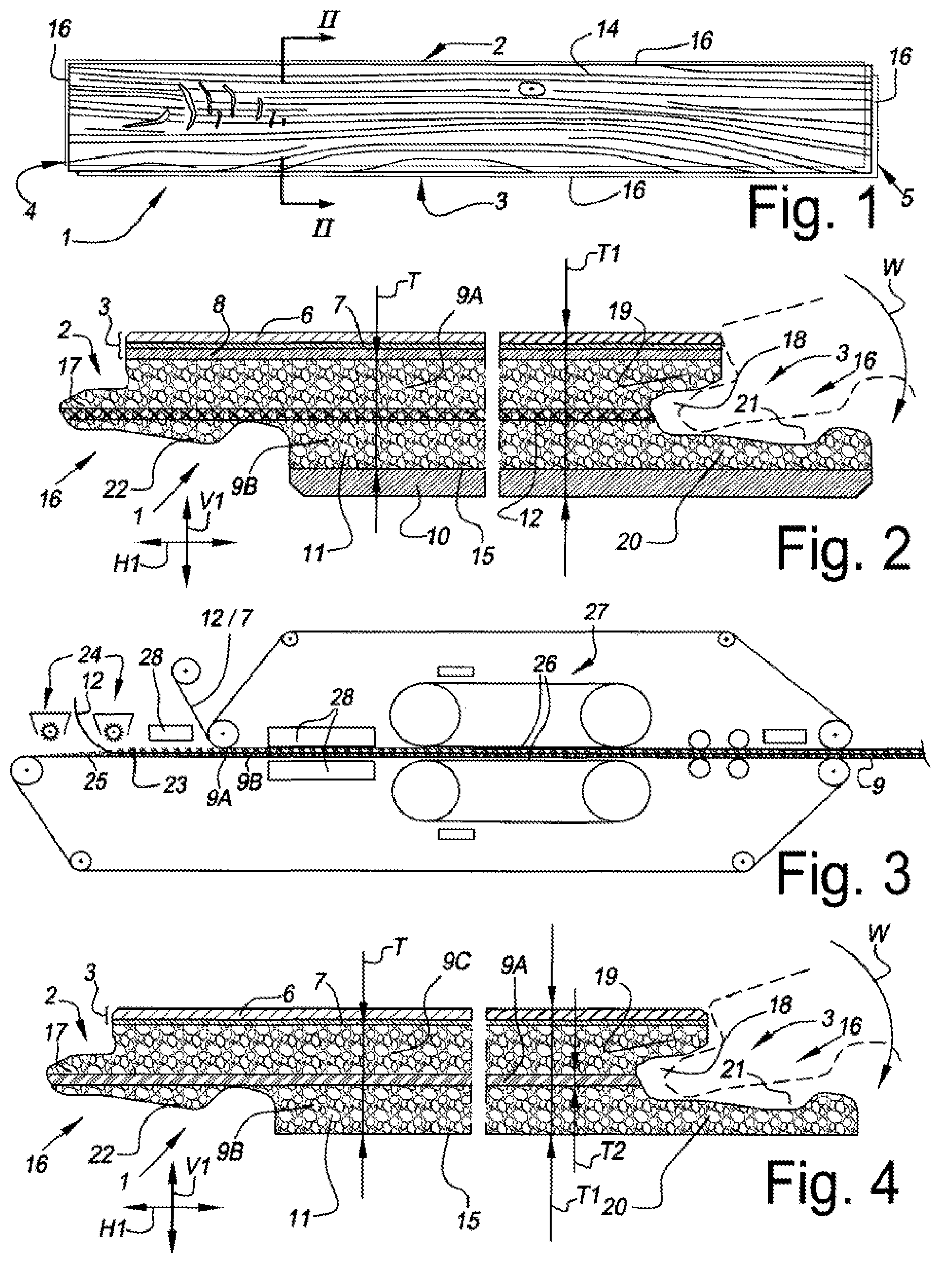 Patent US12359446 — Panel for forming a floor covering — Figure 1