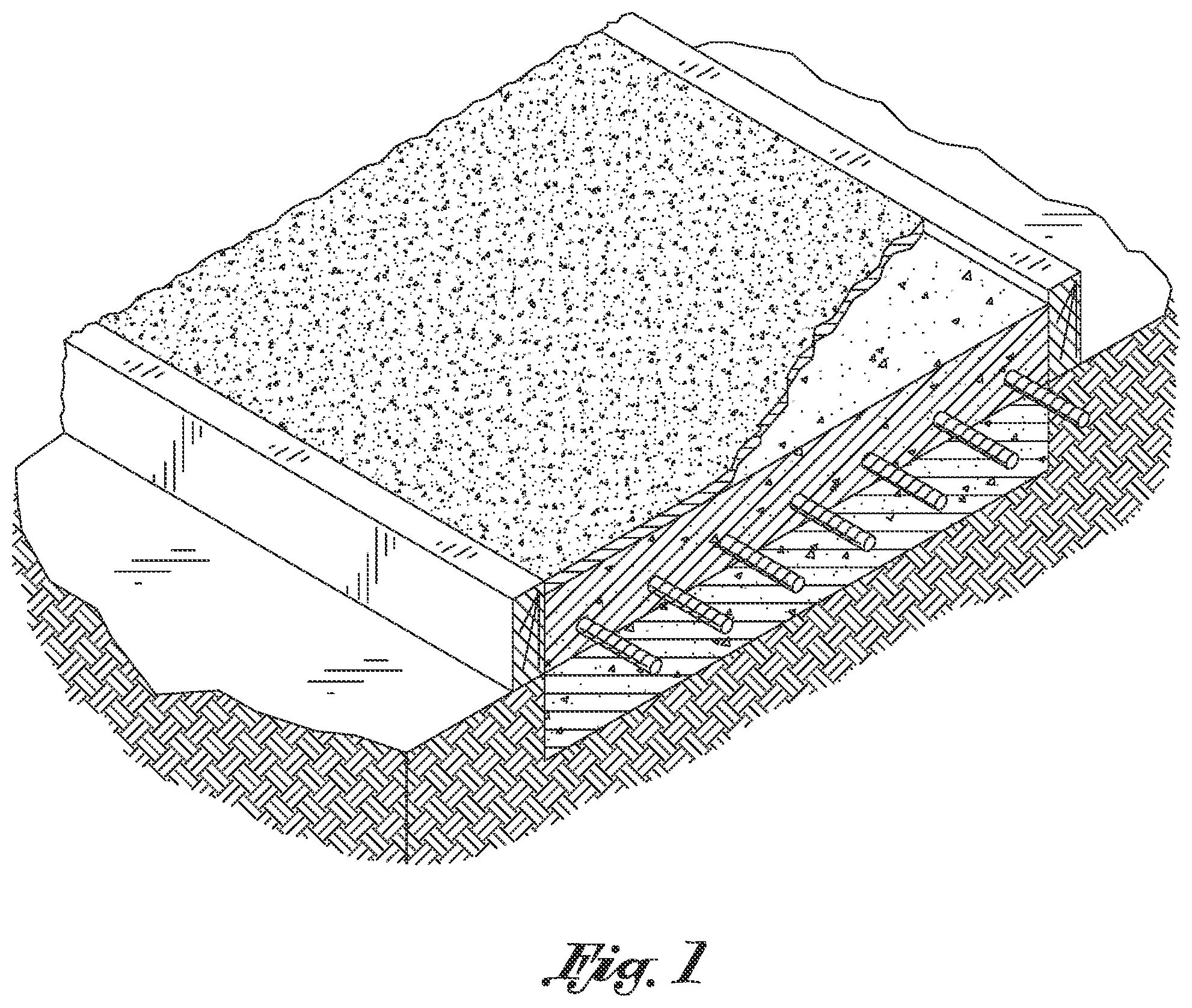 Patent US12359448 Figure 1 – Architectural concrete and method of forming the same