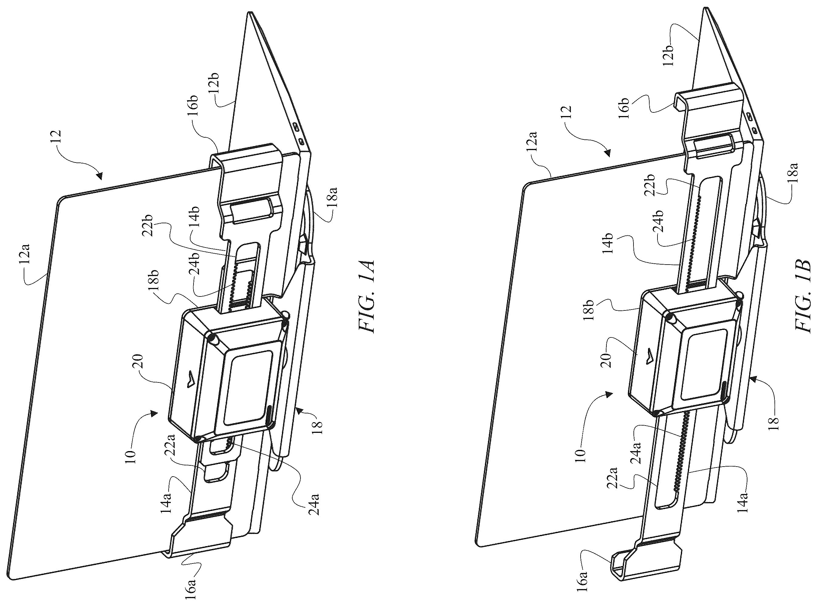 Patent US12359472 — Anti-theft apparatus for retail display of a laptop computer — Figure 1