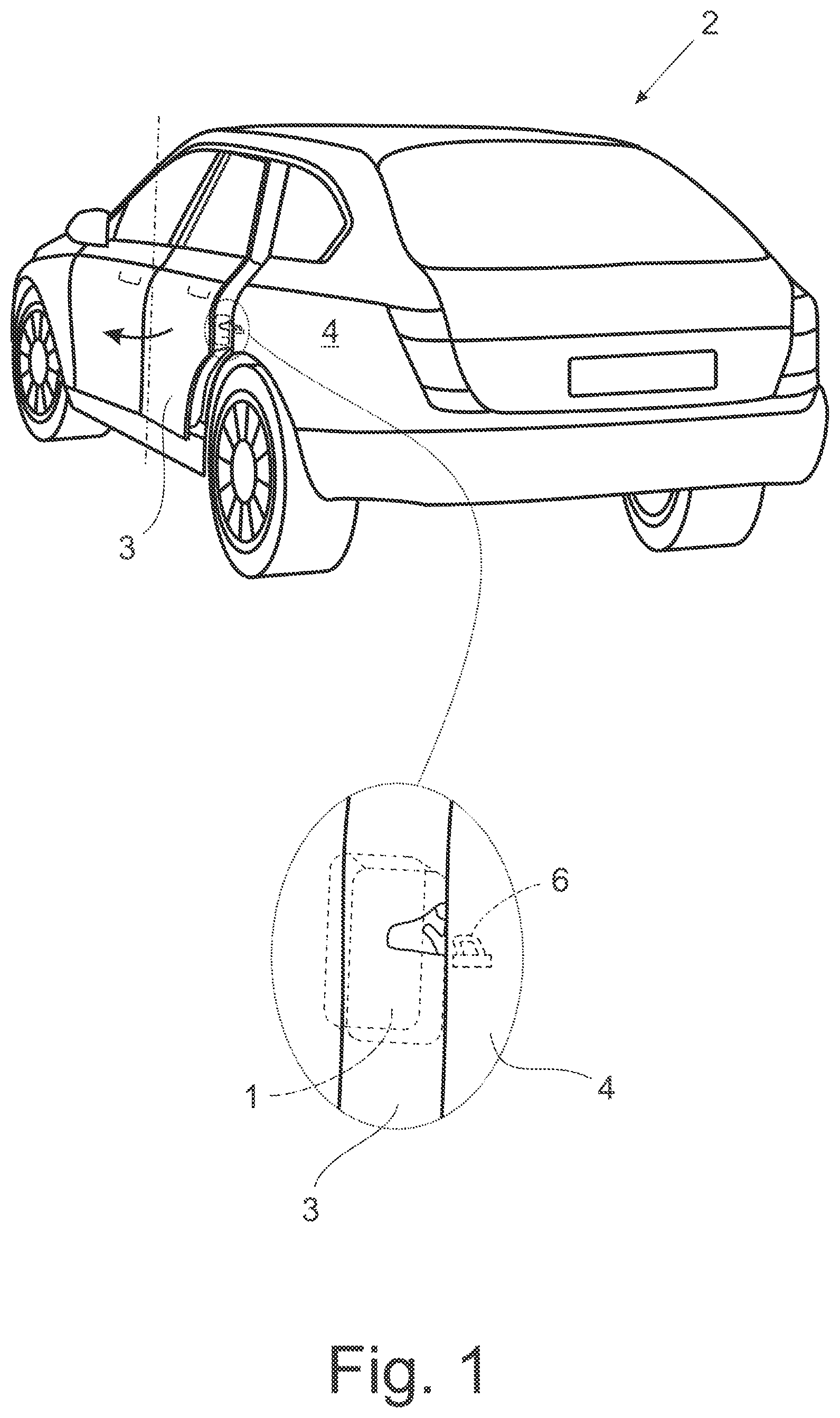 Patent US12359474 — Motor vehicle lock — Figure 1