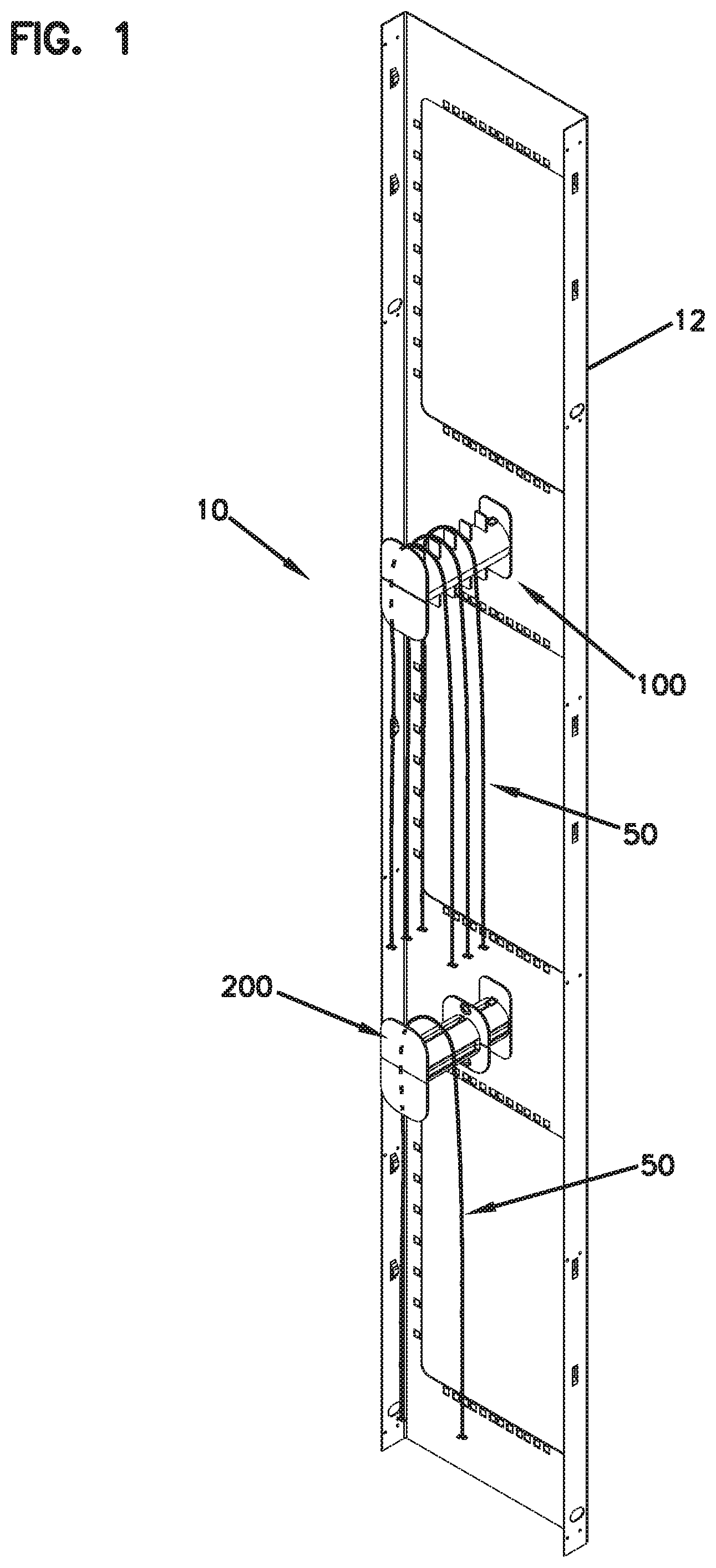 Patent US12359478 — Cabinet including door locking indicator — Figure 1