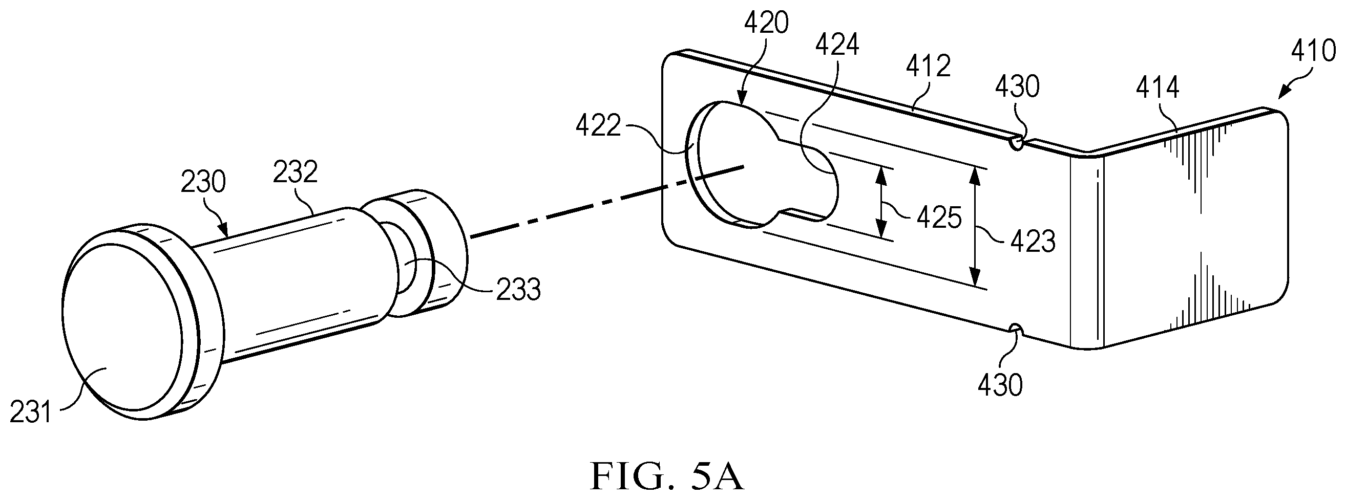 Patent US12359481 Figure 5 – Anchor system for a bracket of a movable barrier