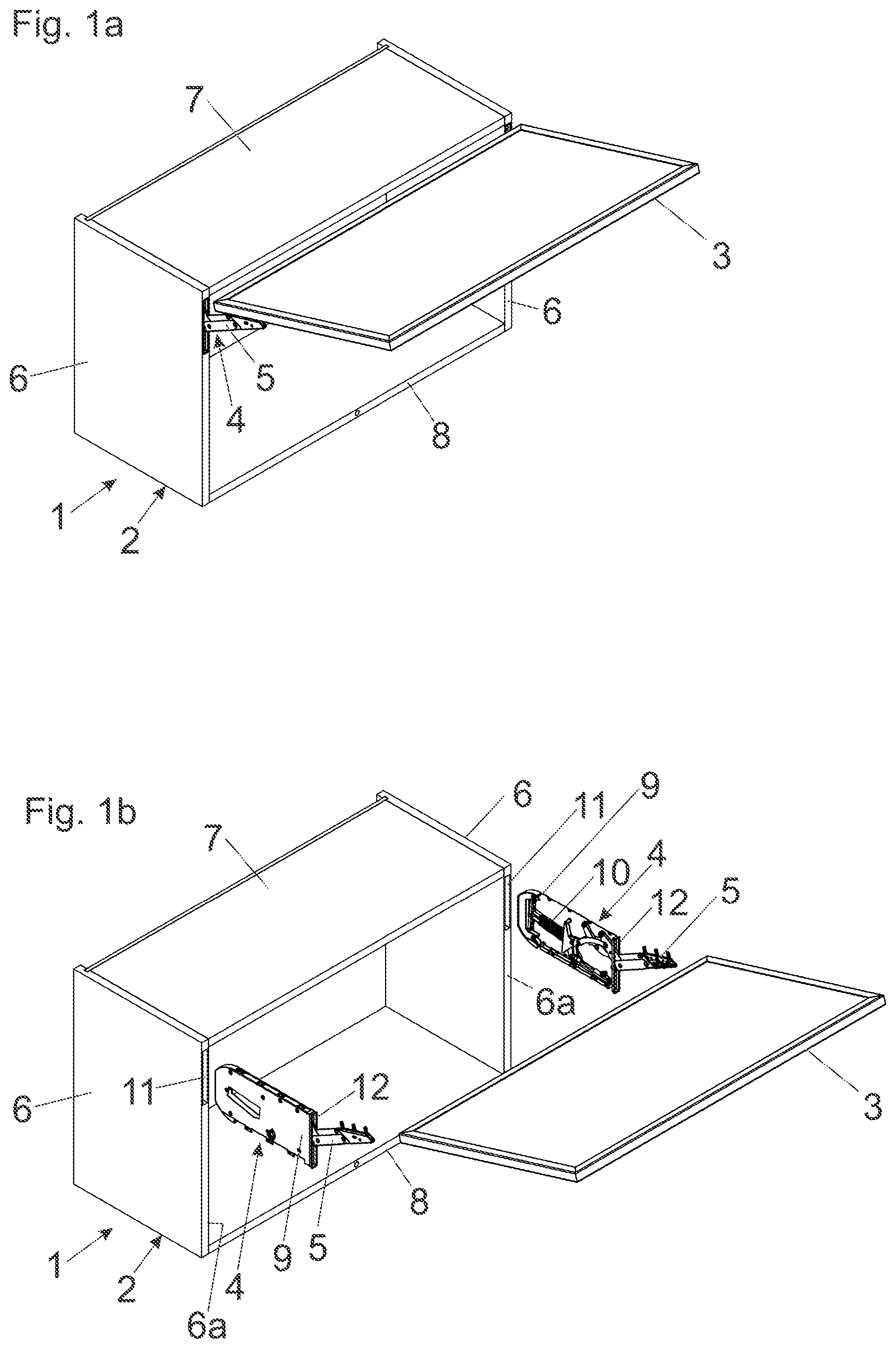 Patent US12359482 Figure 1 – Furniture drive
