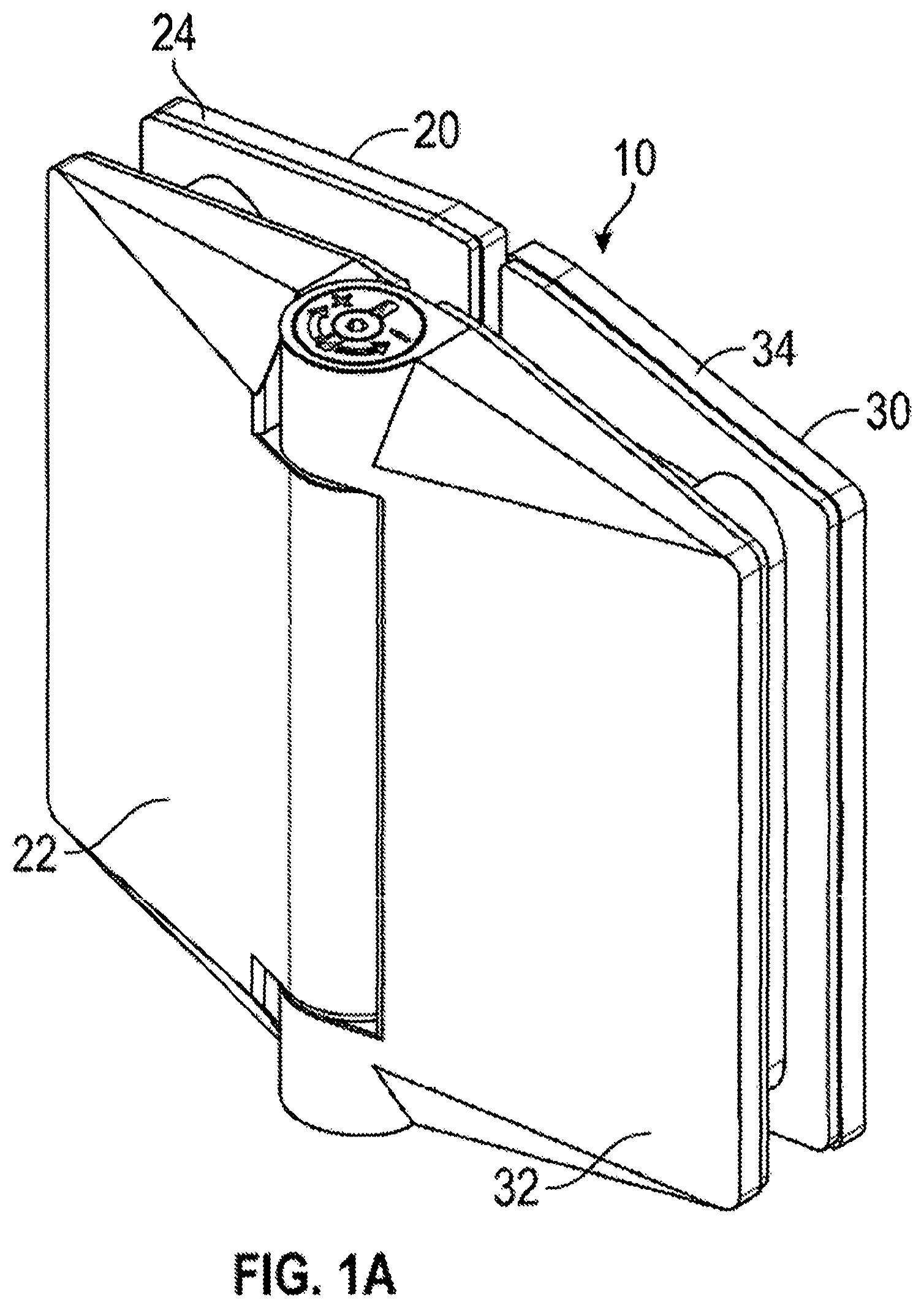 Patent US12359484 Figure 1 – Hinge