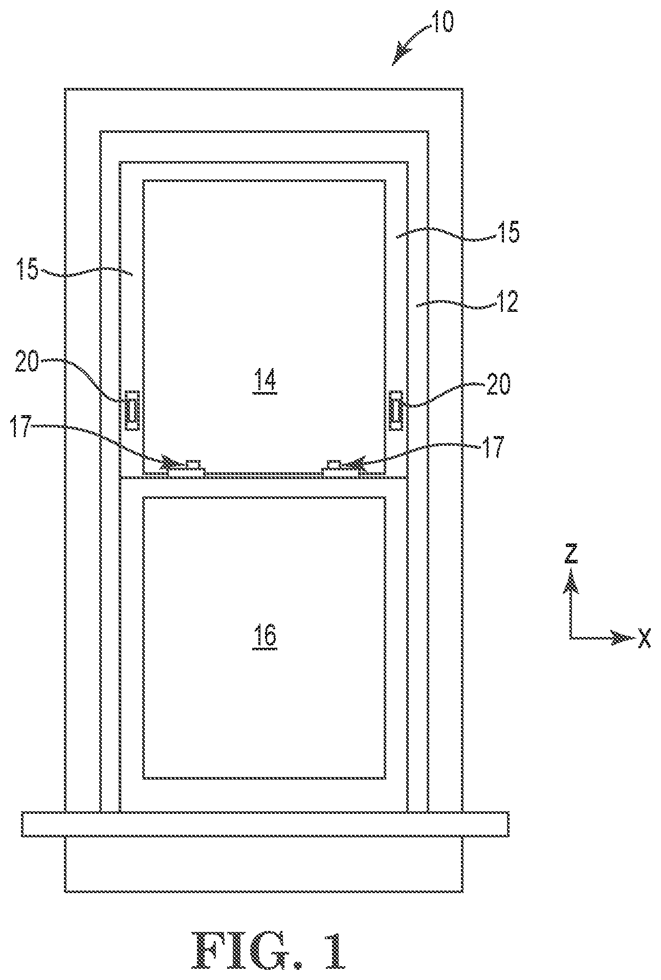 Patent US12359487 — Window opening control device assemblies and methods — Figure 1