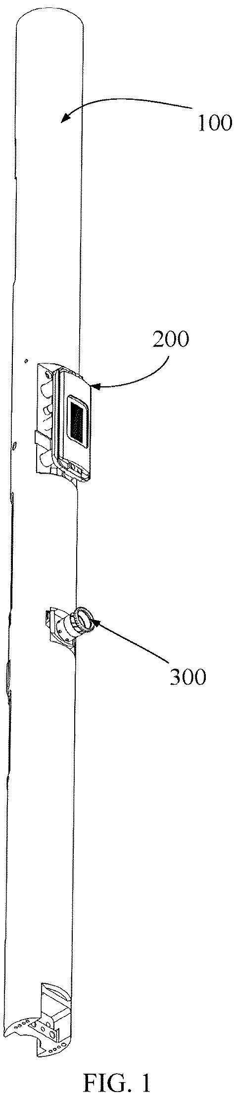 Patent US12359519 Figure 1 – Coring and sampling integrated sub and downhole instrument