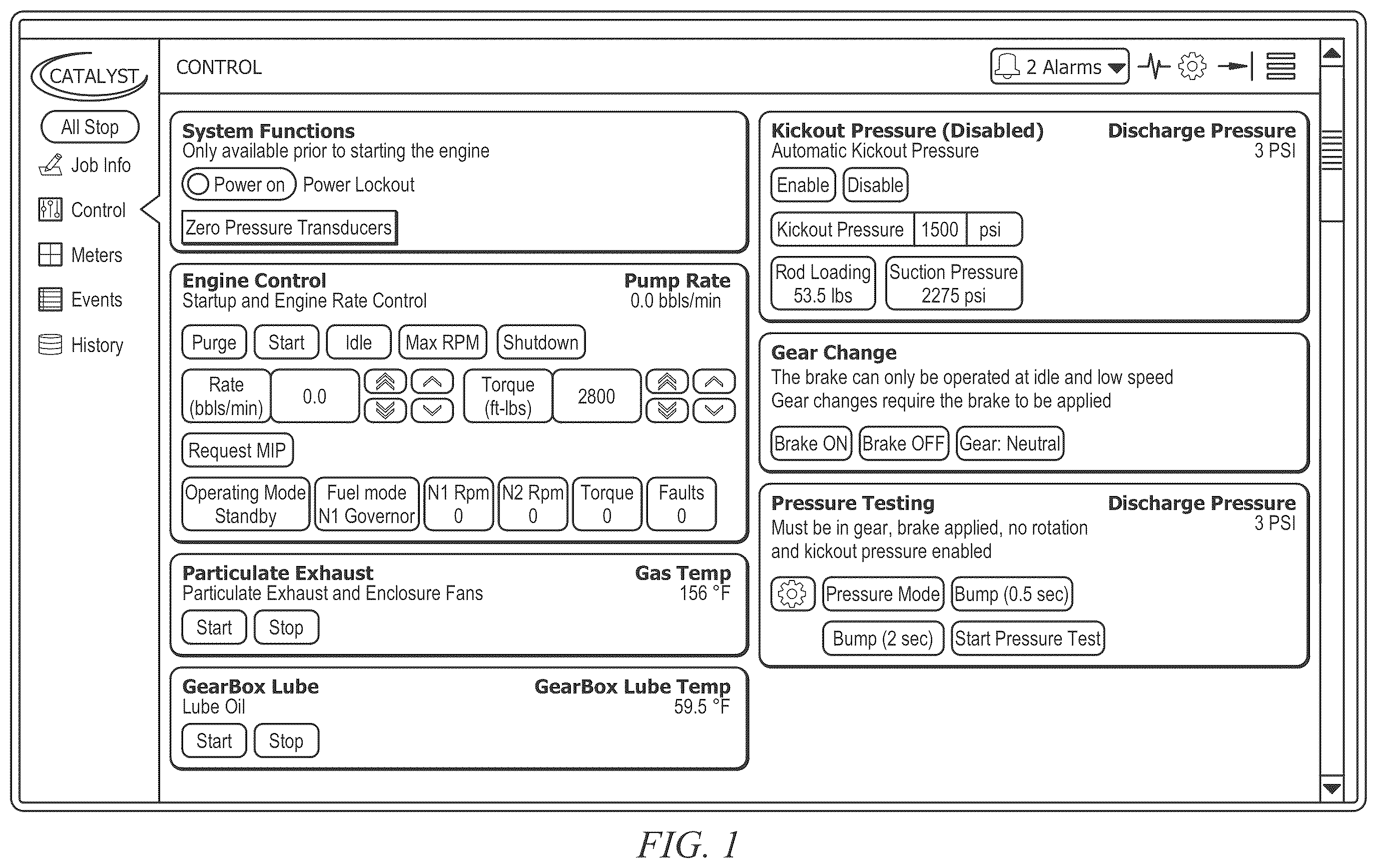 Patent US12359549 — System and method for a frac system — Figure 1