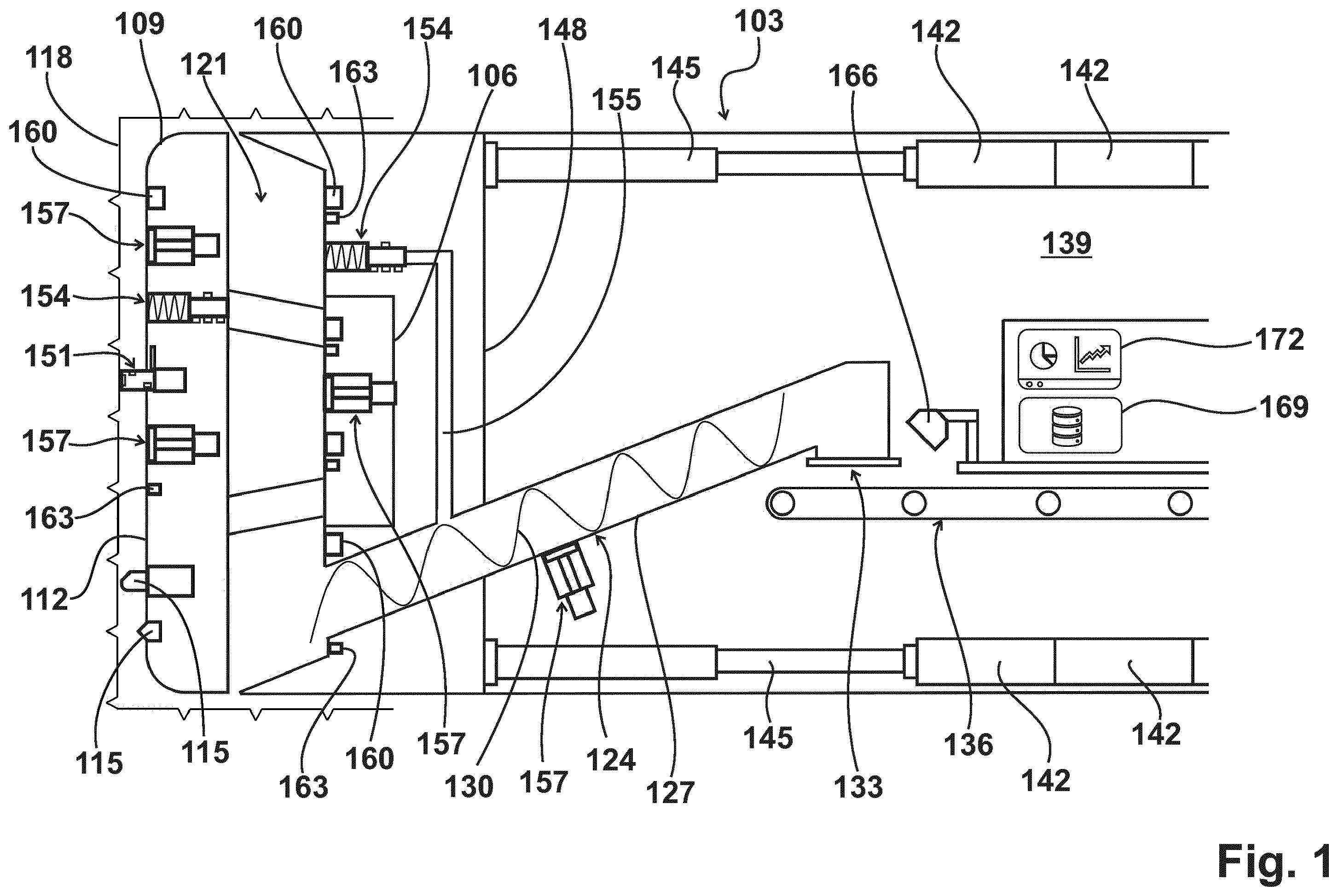 Patent US12359566 — Device and method for driving a tunnel — Figure 1