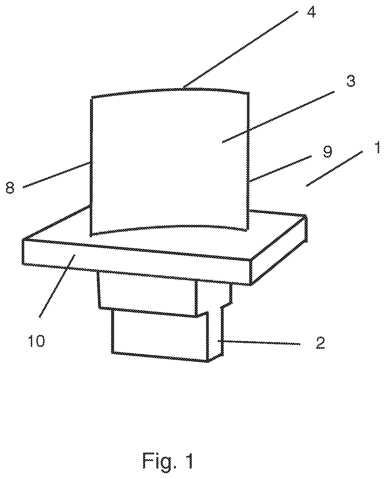 Patent US12359573 — Blade for a turbomachine including blade tip armor and an erosion protection layer, and method for manufacturing same — Figure 1