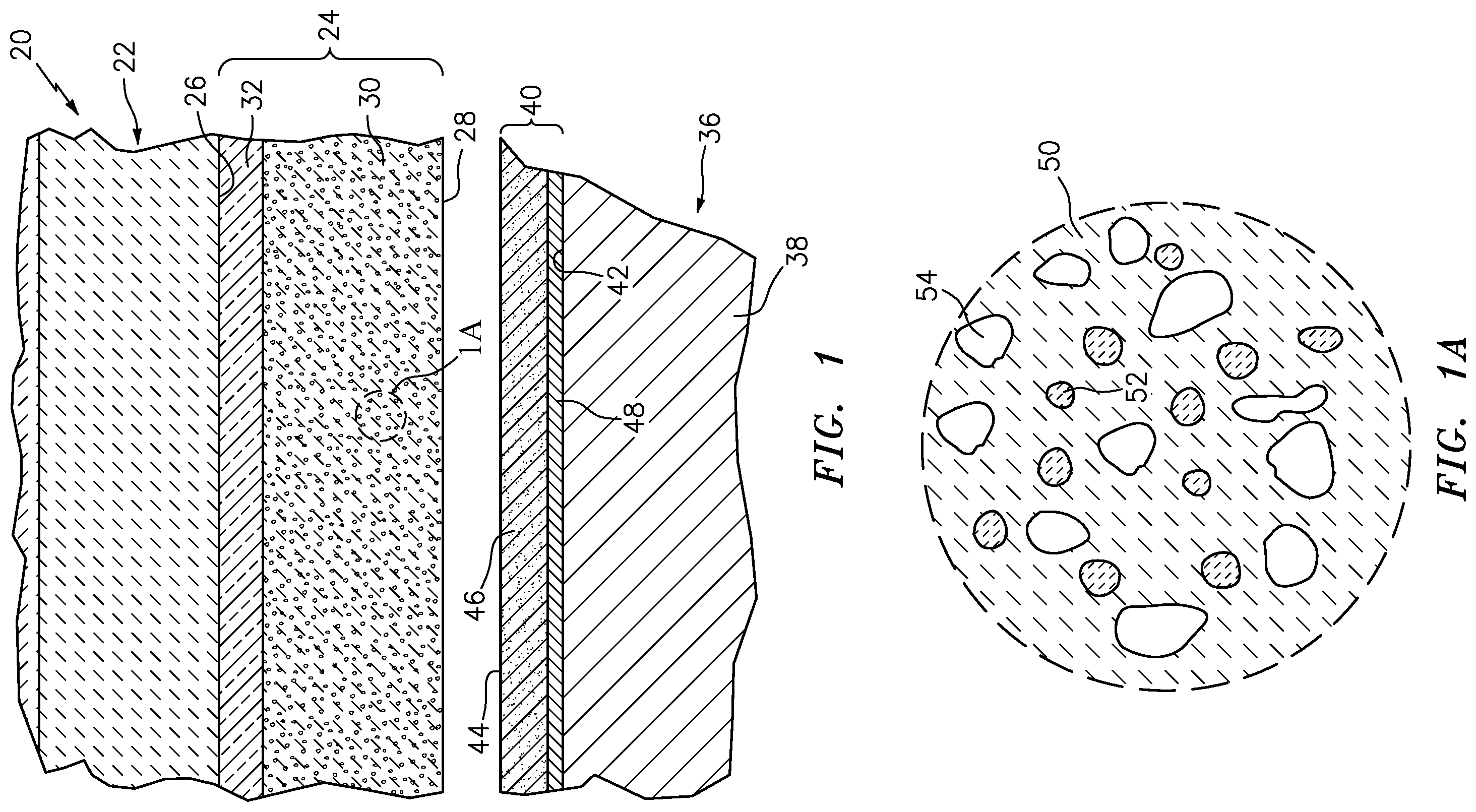 Patent US12359586 — Dislocator chemistries for turbine abradable or machinable coating systems — Figure 1