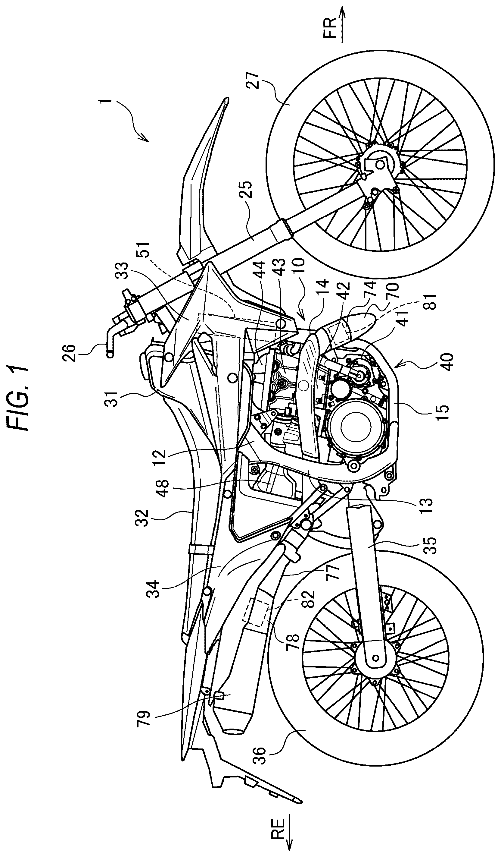 Patent US12359604 — Engine — Figure 1