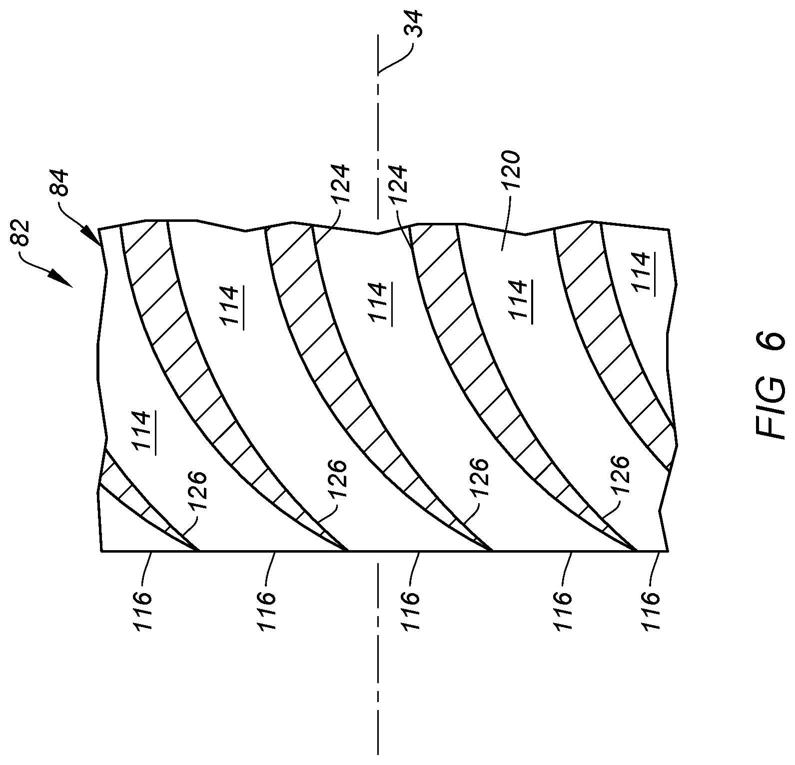 Patent US12359615 Figure 6 – Separating airflows within a turbine engine